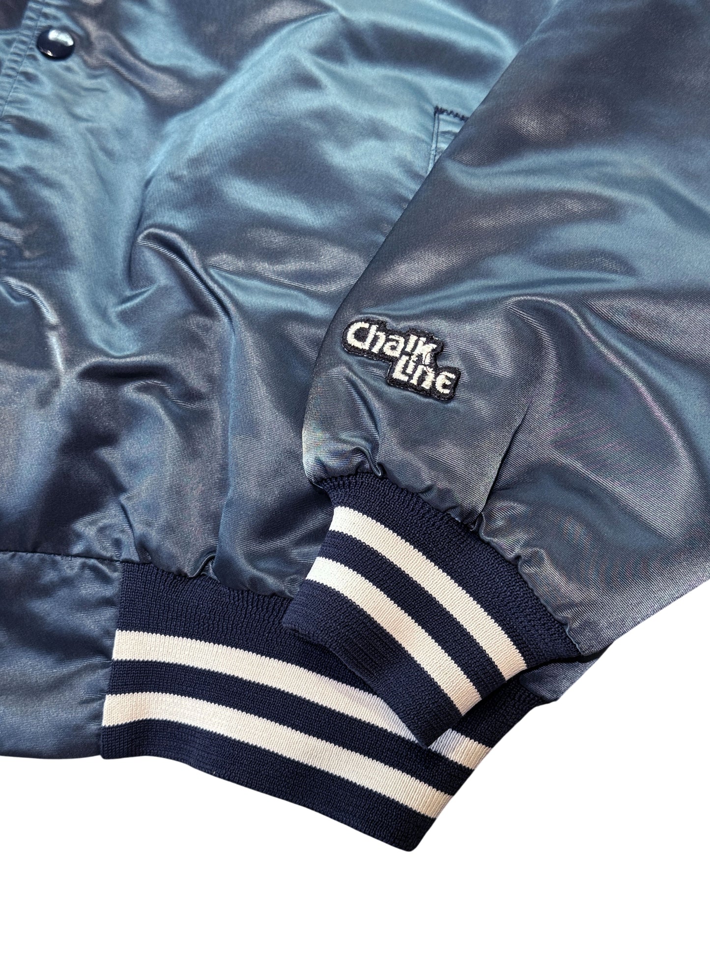 (SUP-772) Chalk Line NEW YORK YANKEES NYLON STADIUM JACKET (L) - MADE IN U.S.A.