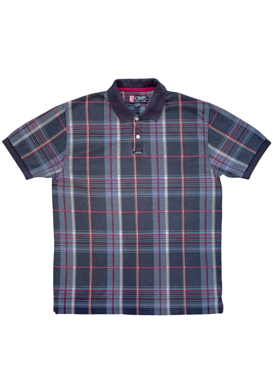 (SUP-687) CHAPS by RALPH LAUREN CHECK POLO SHIRT