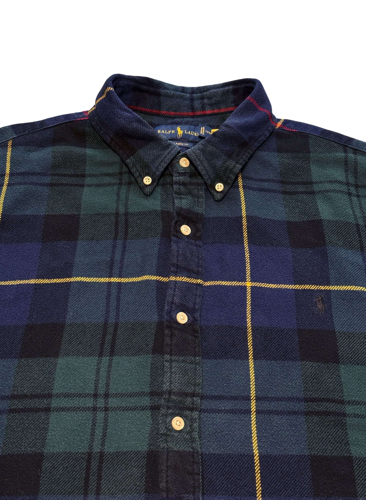 (SUP-436) Polo Ralph Lauren "BIG SIZE" FLANNEL SHIRT - CLASSIC FIT - XXL