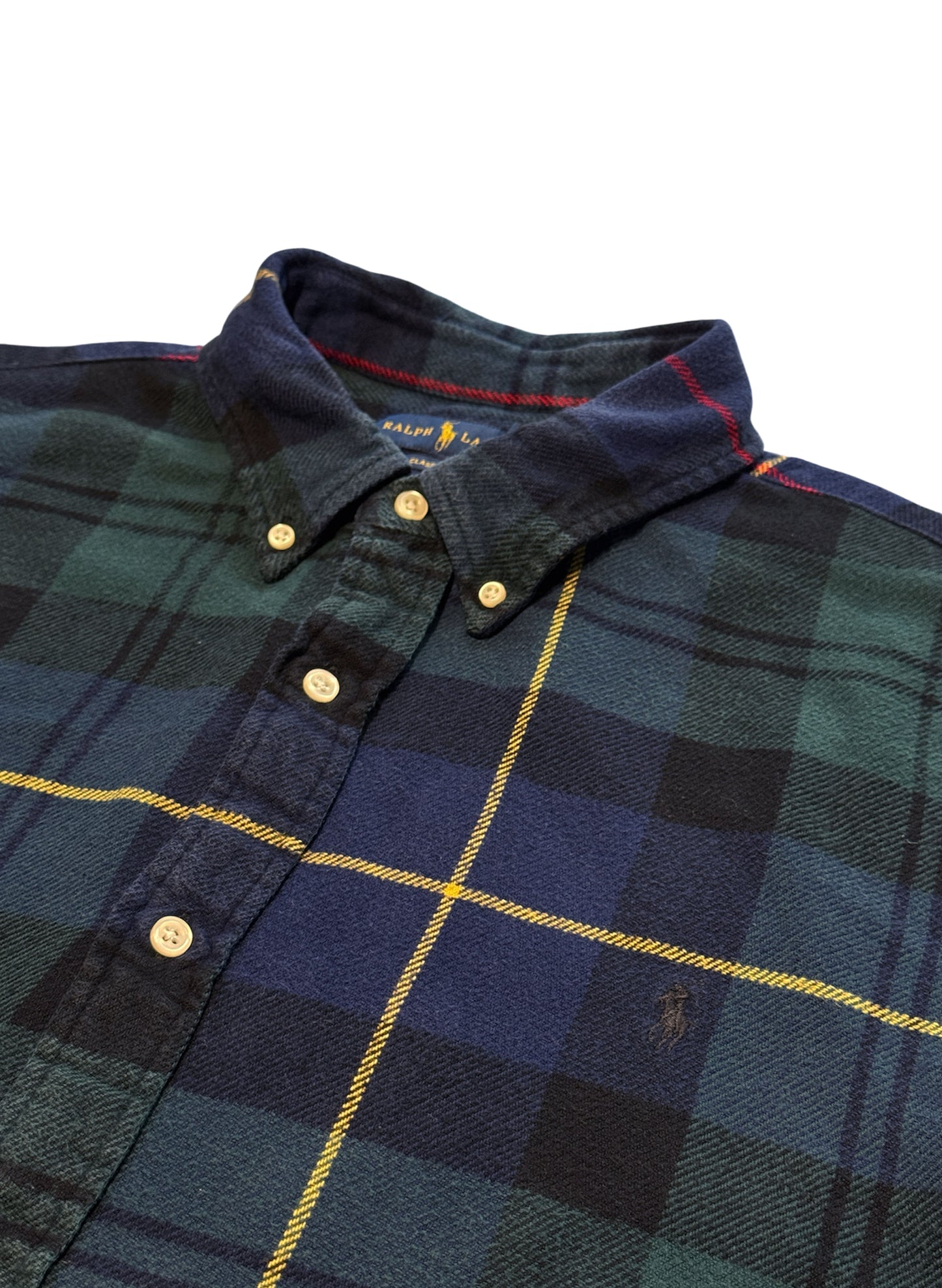 (SUP-436) Polo Ralph Lauren "BIG SIZE" FLANNEL SHIRT - CLASSIC FIT - XXL