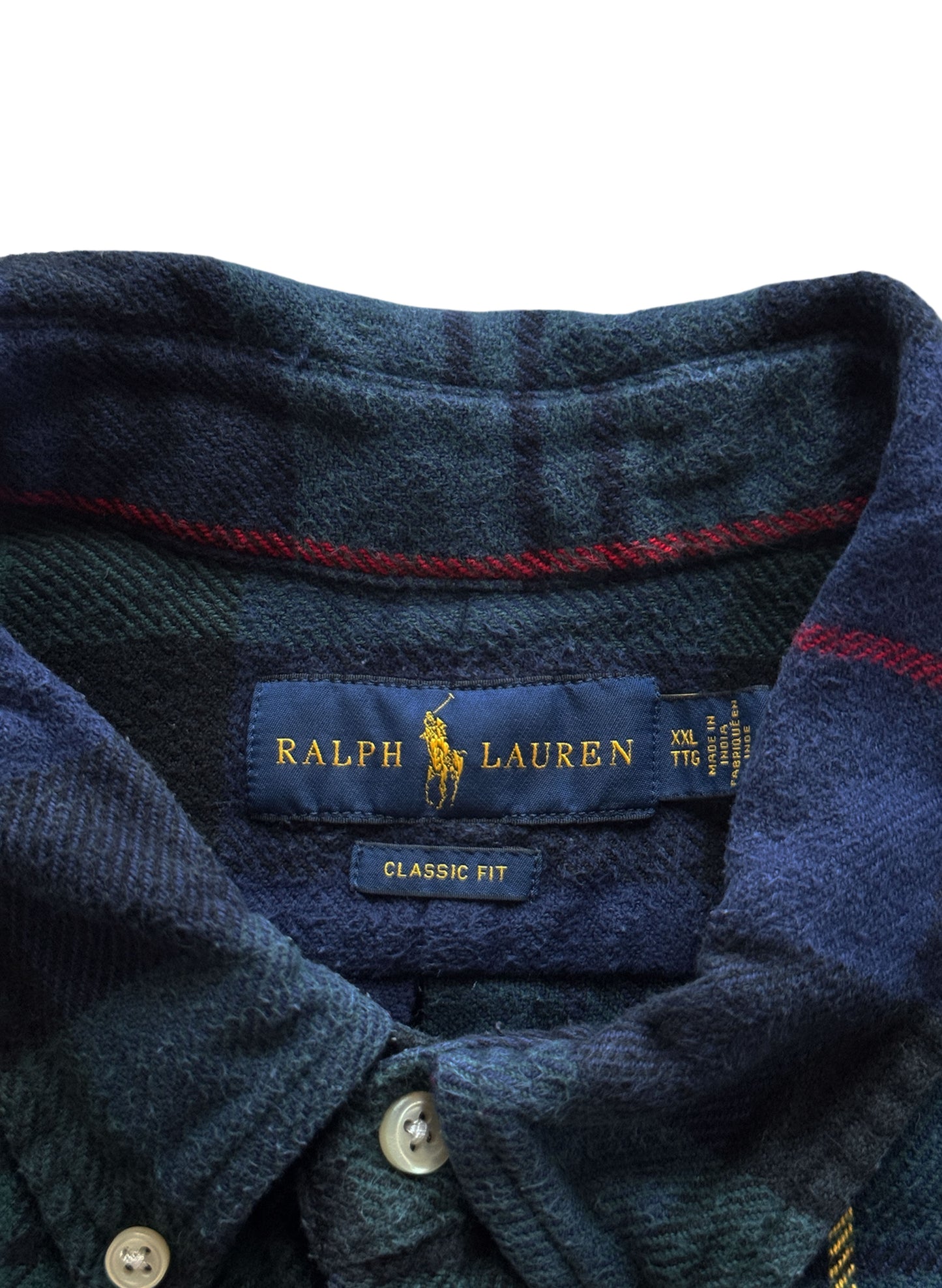 (SUP-436) Polo Ralph Lauren "BIG SIZE" FLANNEL SHIRT - CLASSIC FIT - XXL