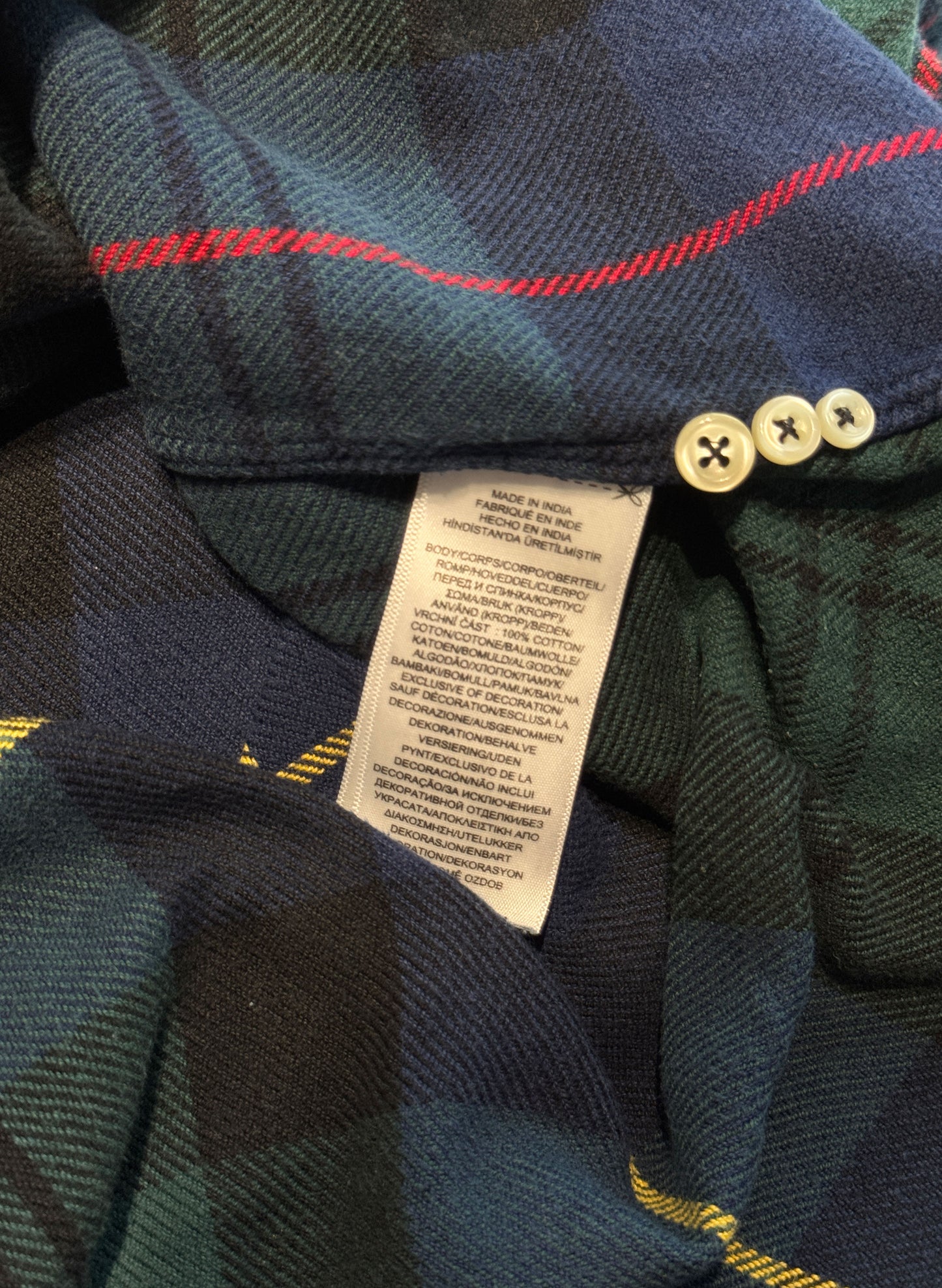 (SUP-436) Polo Ralph Lauren "BIG SIZE" FLANNEL SHIRT - CLASSIC FIT - XXL