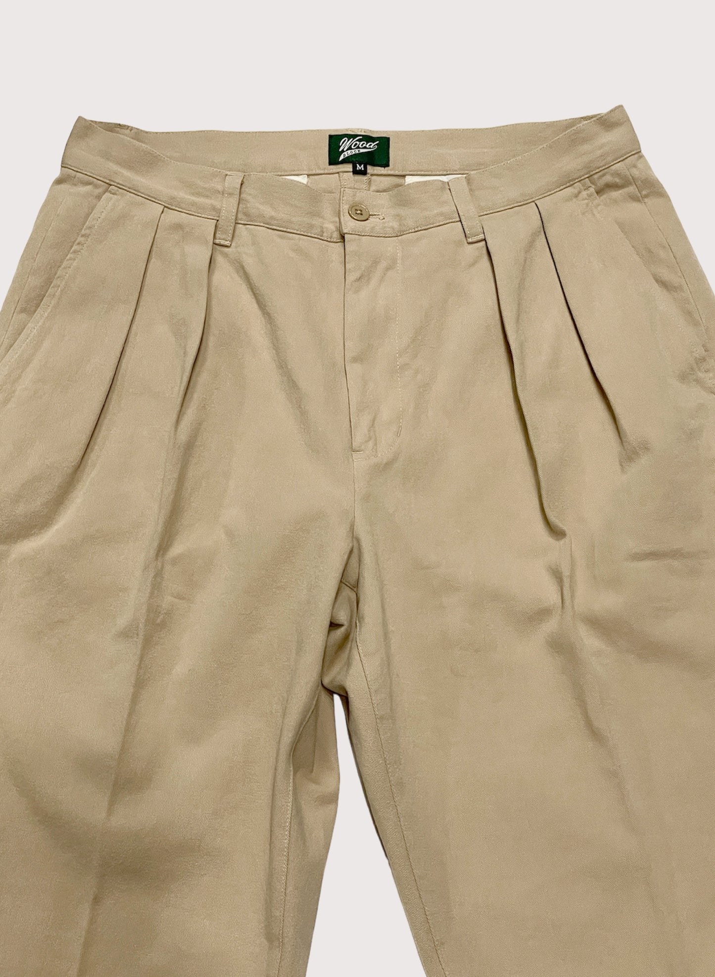 WOODBLOCK 2TUCK CHINO TROUSERS (WB-CL-001)