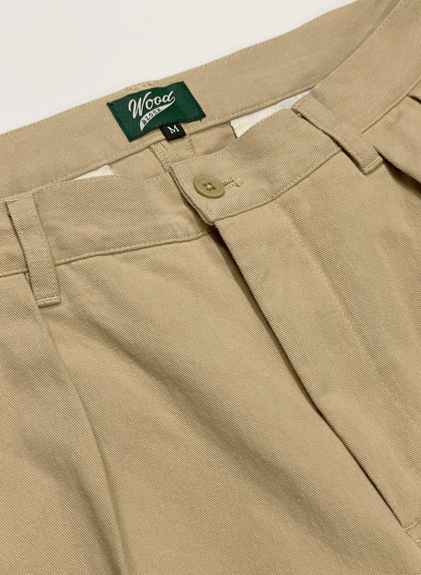 WOODBLOCK 2TUCK CHINO TROUSERS (WB-CL-001)