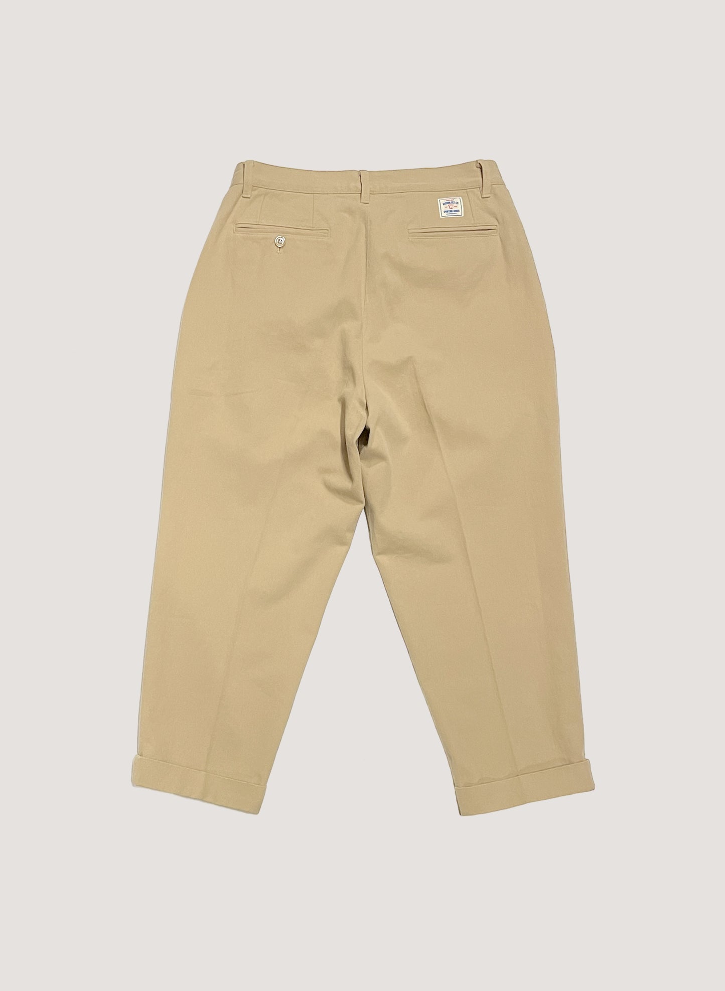 WOODBLOCK 2TUCK CHINO TROUSERS (WB-CL-001)