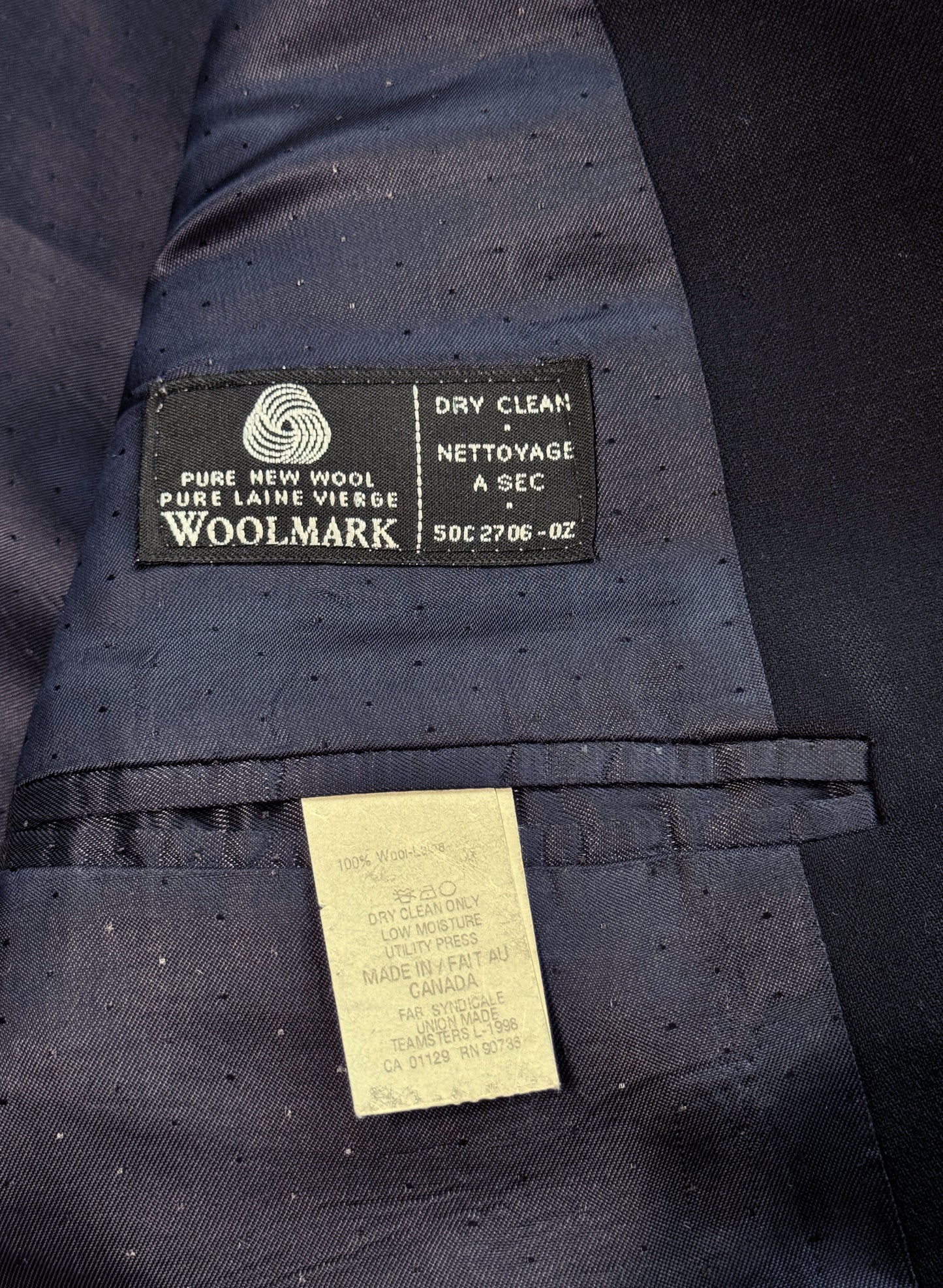 (SUP-522) Calvin Klein TAILORED JACKET - MADE IN CANADA