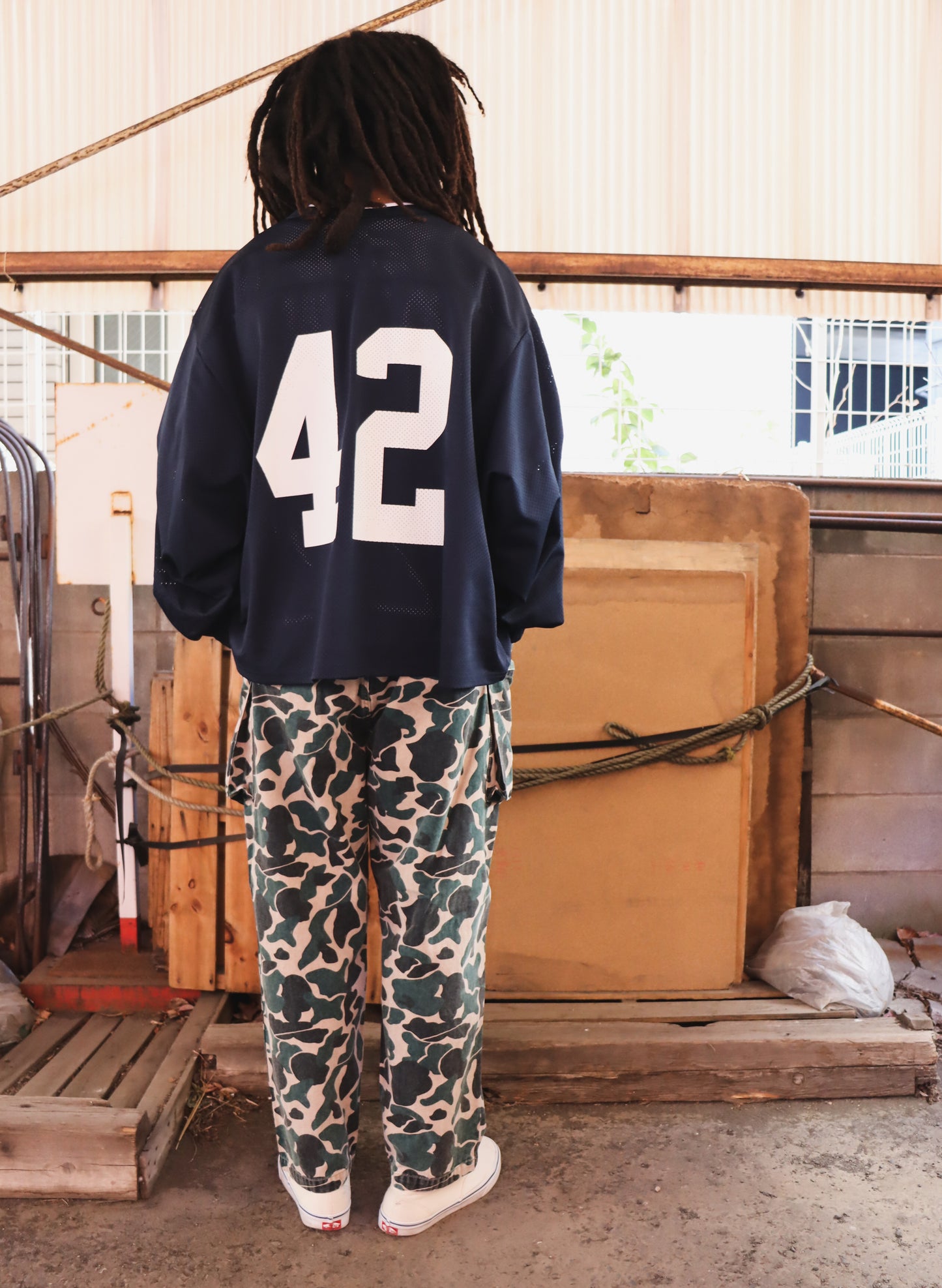 WOODBLOCK W-44 HERRINGBONE CARGO PANTS DUCK HUNTER CAMO (WB-26SS-002)