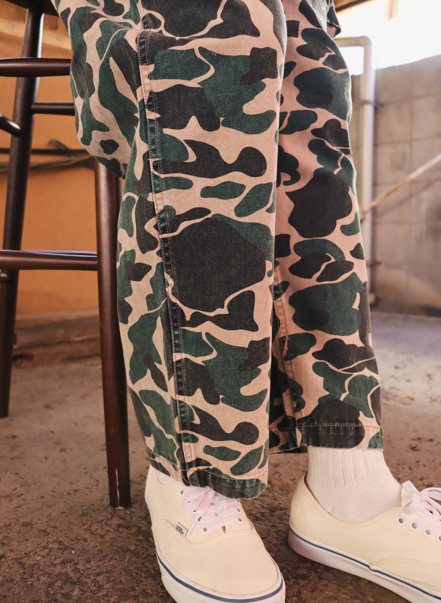 WOODBLOCK W-44 HERRINGBONE CARGO PANTS DUCK HUNTER CAMO (WB-26SS-002)