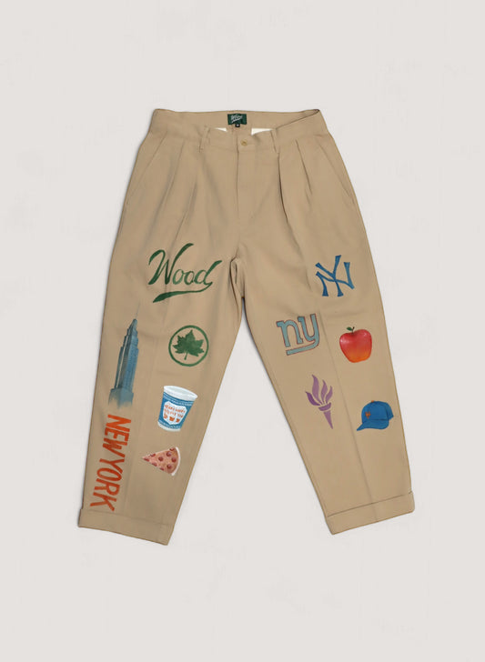 WOODBLOCK x TSUYOSHI YAMANAKA CUSTOMIZED CHINO TROUSERS M (WB-24AW-006)