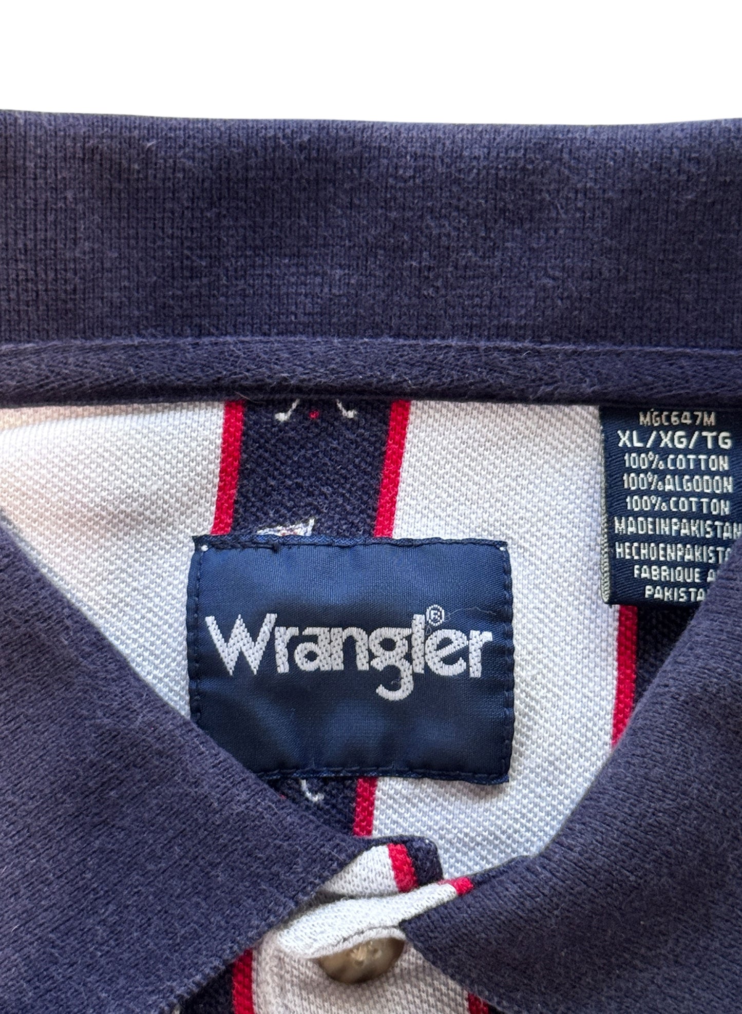 (SUP-677) Wrangler "COWBOY GOLF" POLO SHIRT