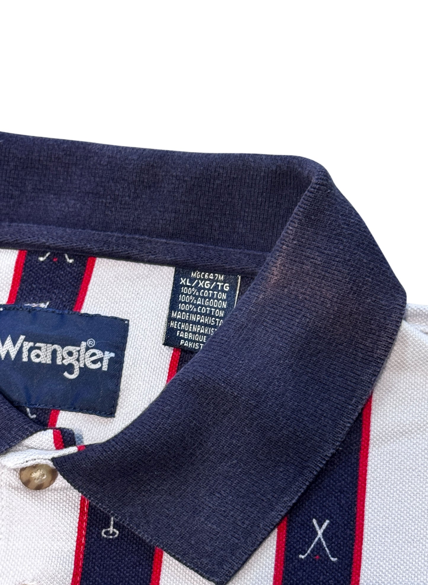 (SUP-677) Wrangler "COWBOY GOLF" POLO SHIRT