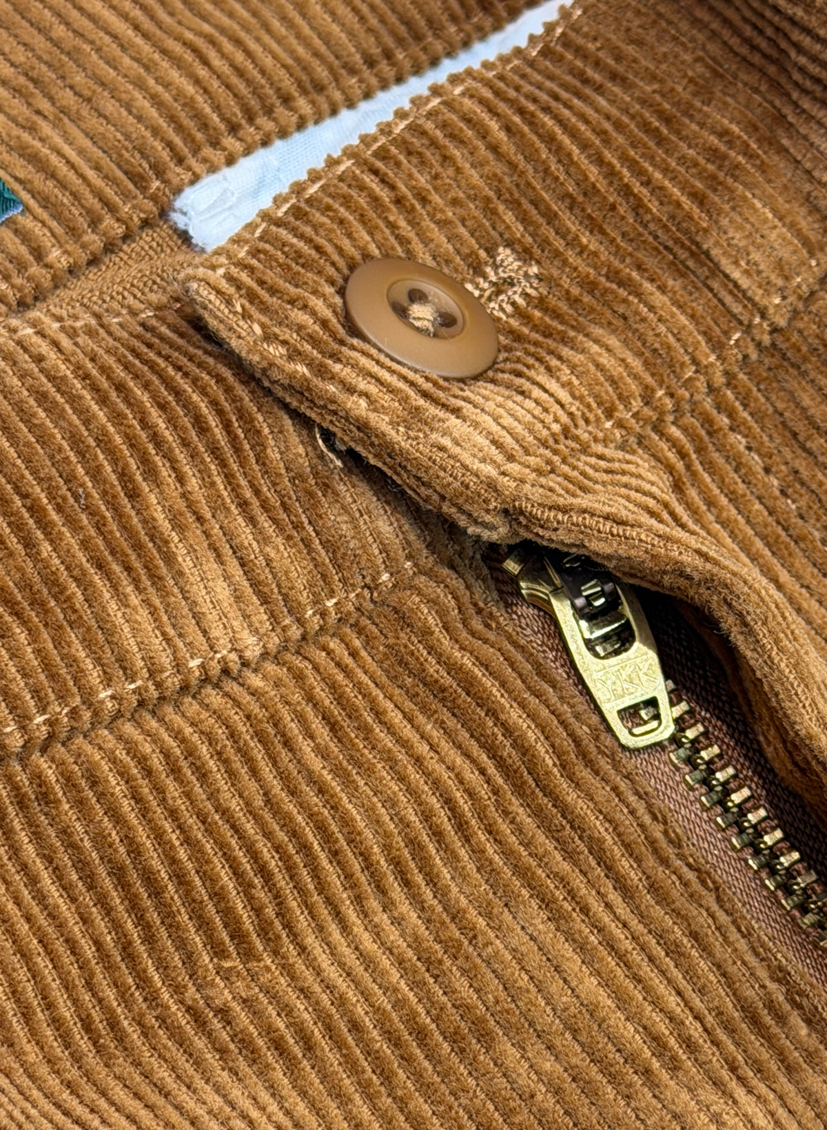 WOODBLOCK 2TUCK CORDUROY TROUSERS CAMEL (WB-26AW-010)