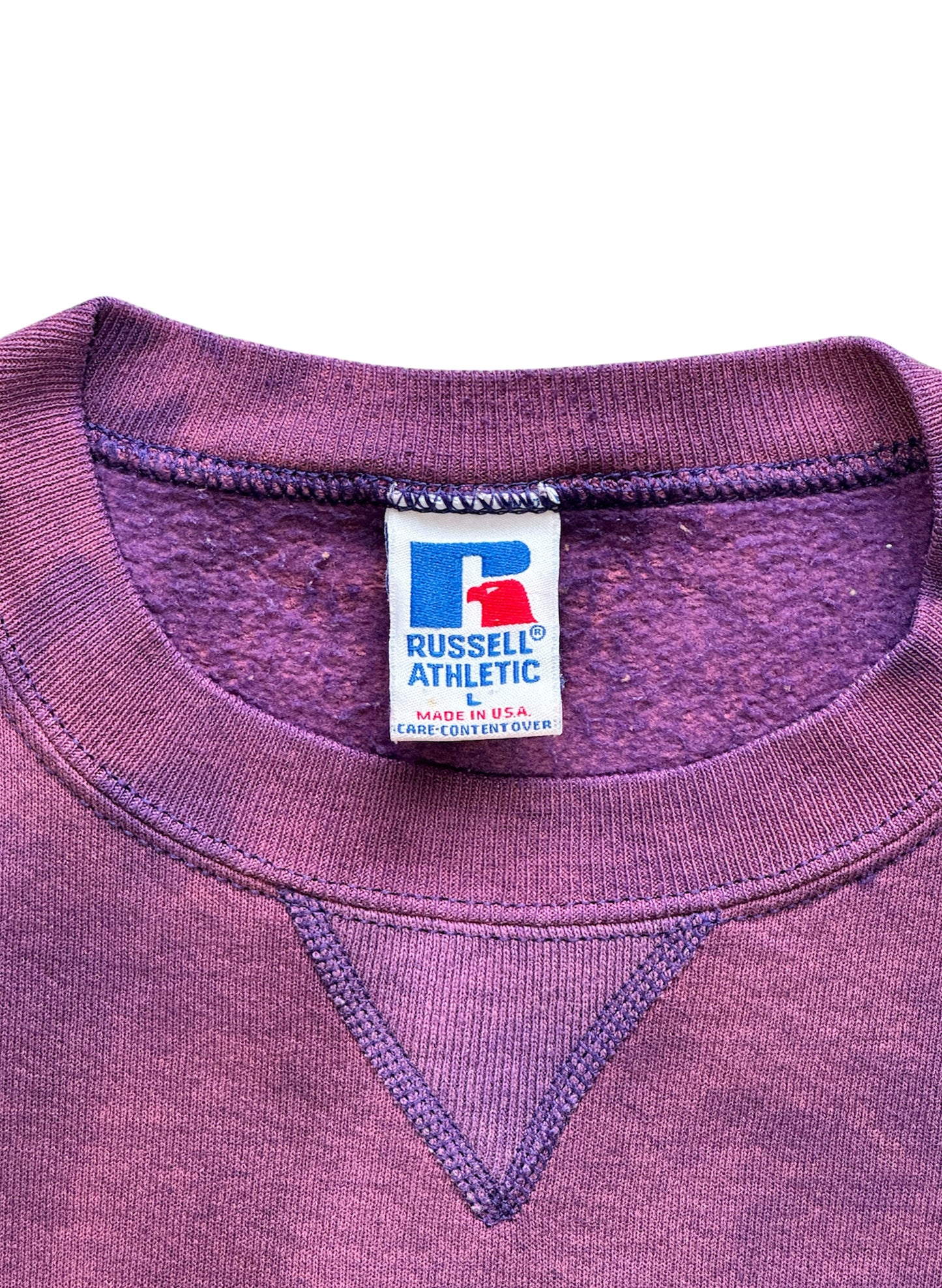 (SUP-466) RUSSELL ATHLETICS "NORTHWESTERN" TIE DYE SWEAT - MADE IN U.S.A.