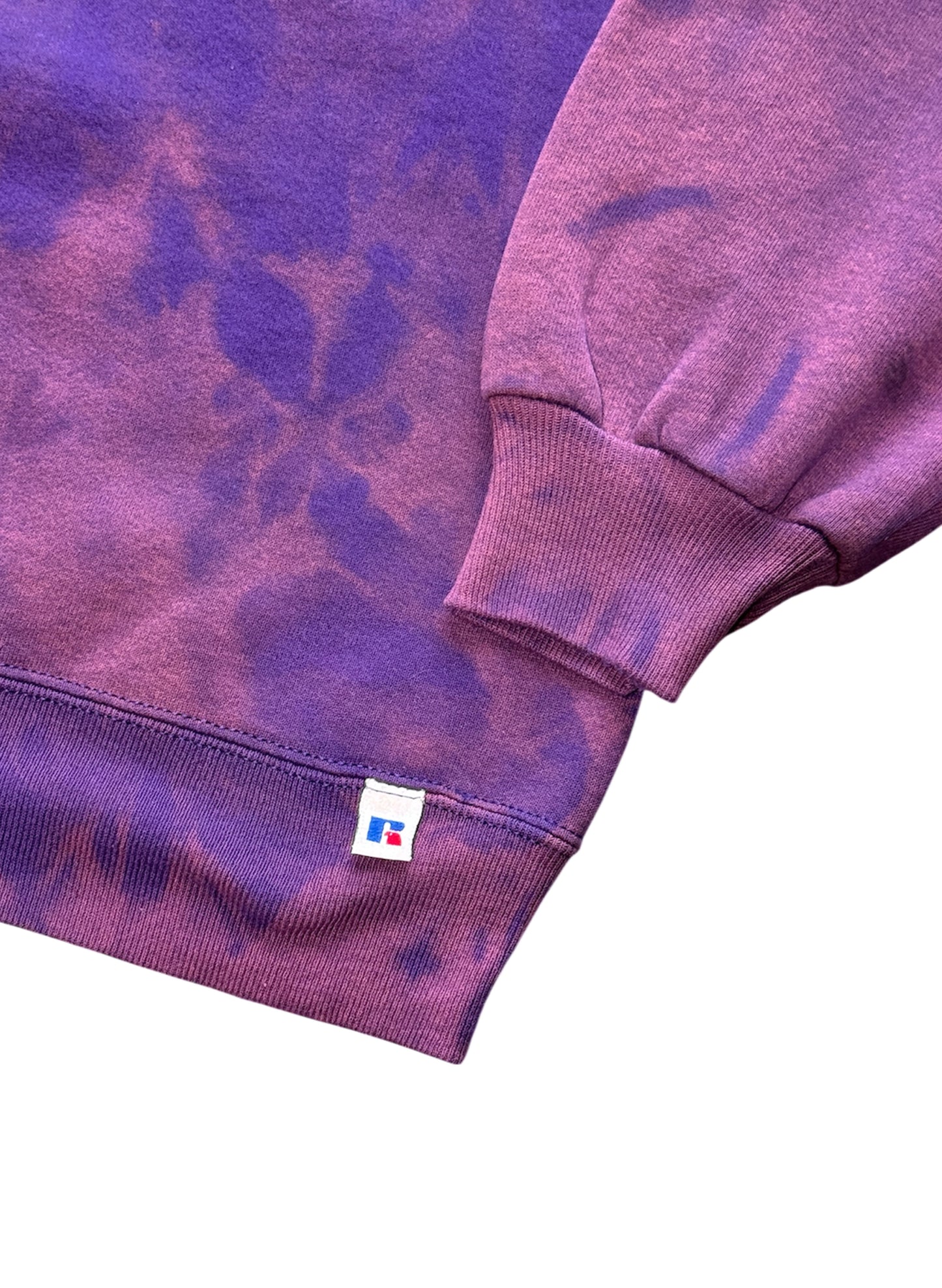 (SUP-466) RUSSELL ATHLETICS "NORTHWESTERN" TIE DYE SWEAT - MADE IN U.S.A.