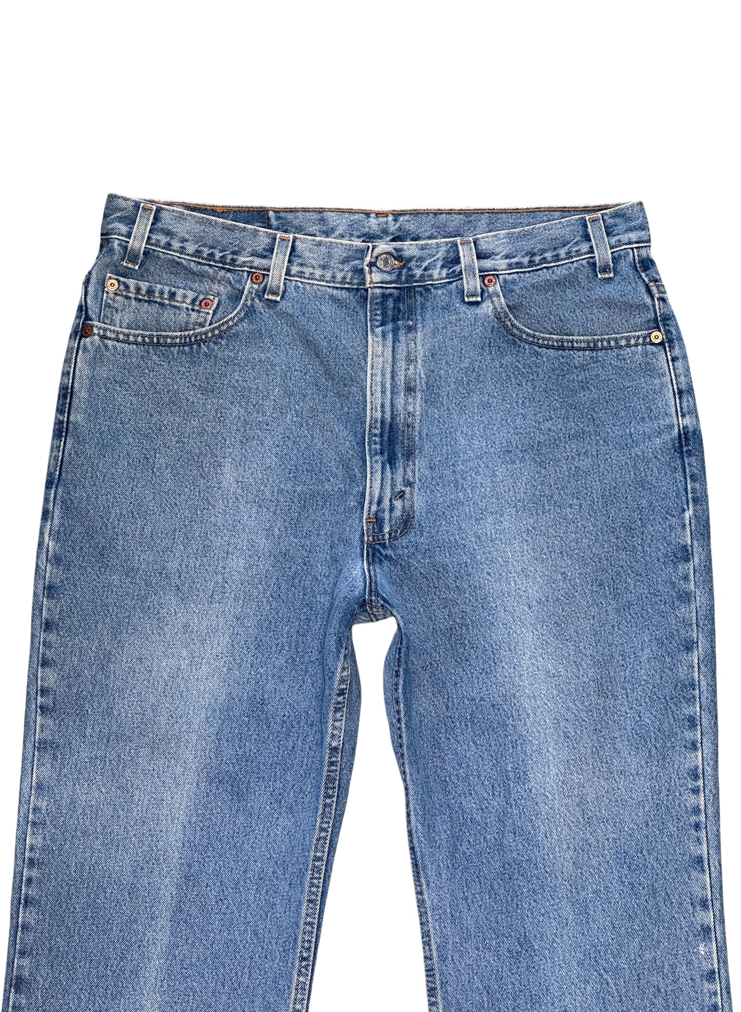 (SUP-644) 90s LEVI'S 517 BOOT CUT "CUT OFF" - MADE IN U.S.A.