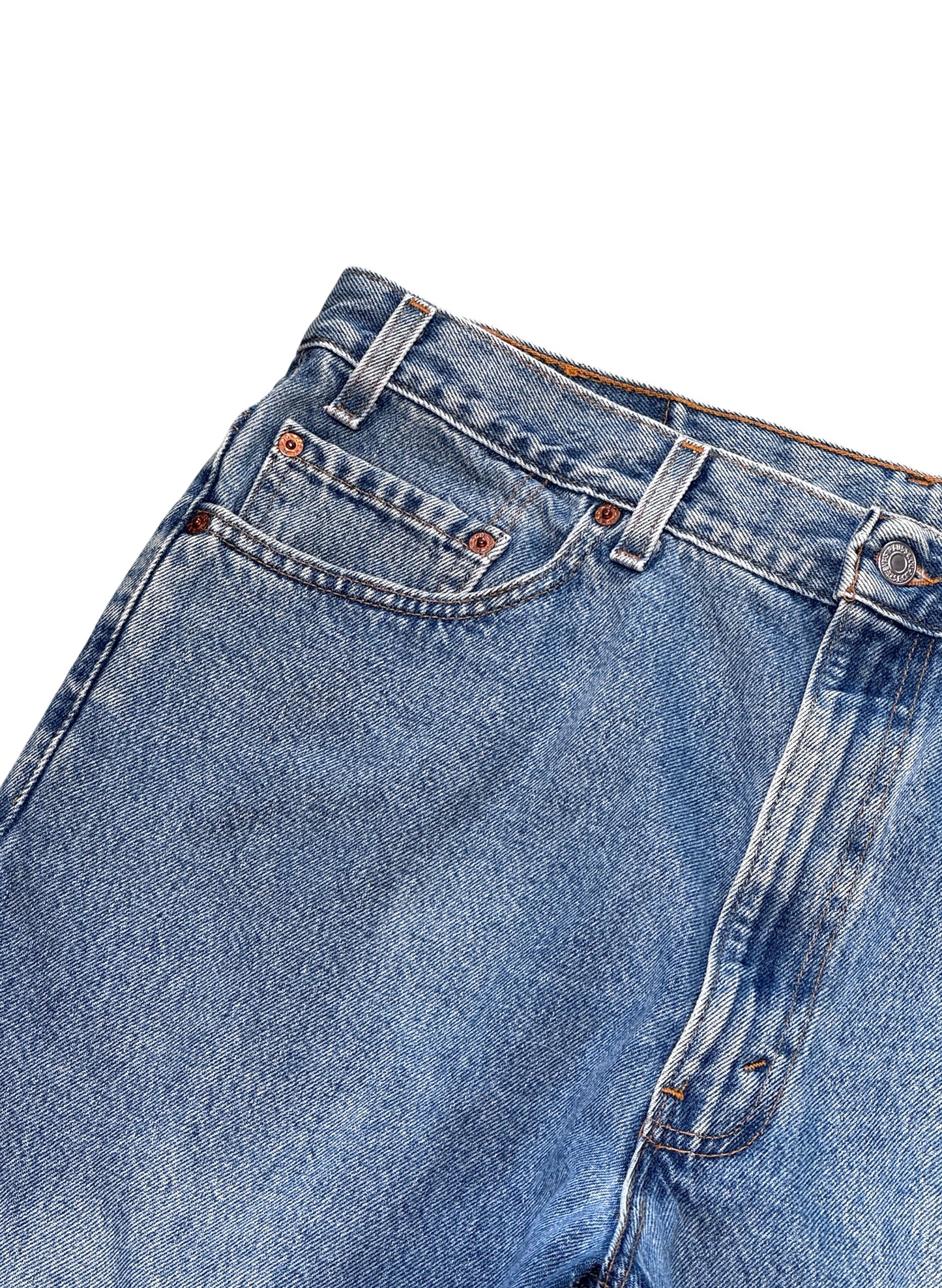(SUP-644) 90s LEVI'S 517 BOOT CUT "CUT OFF" - MADE IN U.S.A.