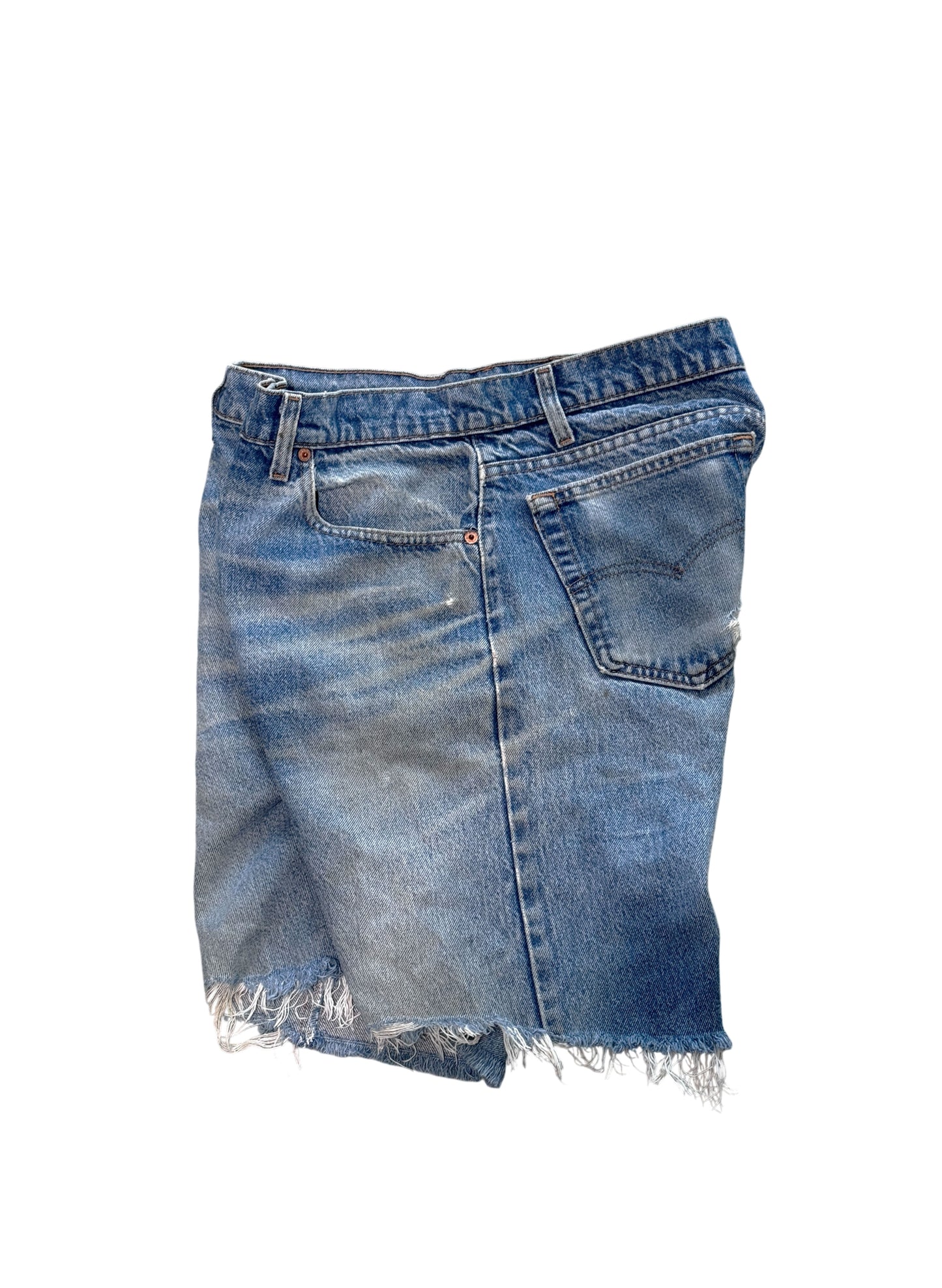 (SUP-649) 90s LEVI'S 505 "CUT OFF" SHORTS - MADE IN U.S.A.