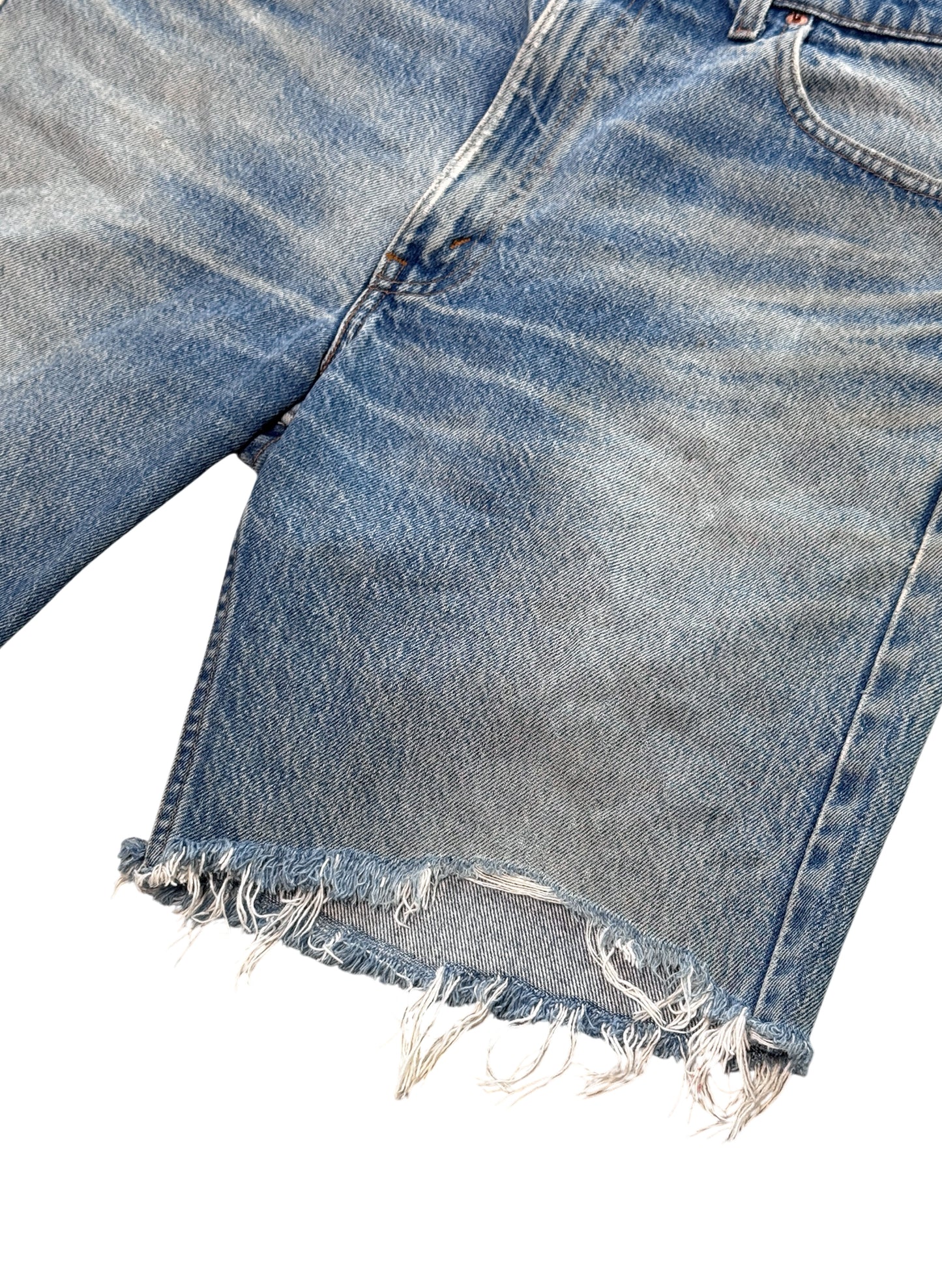 (SUP-649) 90s LEVI'S 505 "CUT OFF" SHORTS - MADE IN U.S.A.