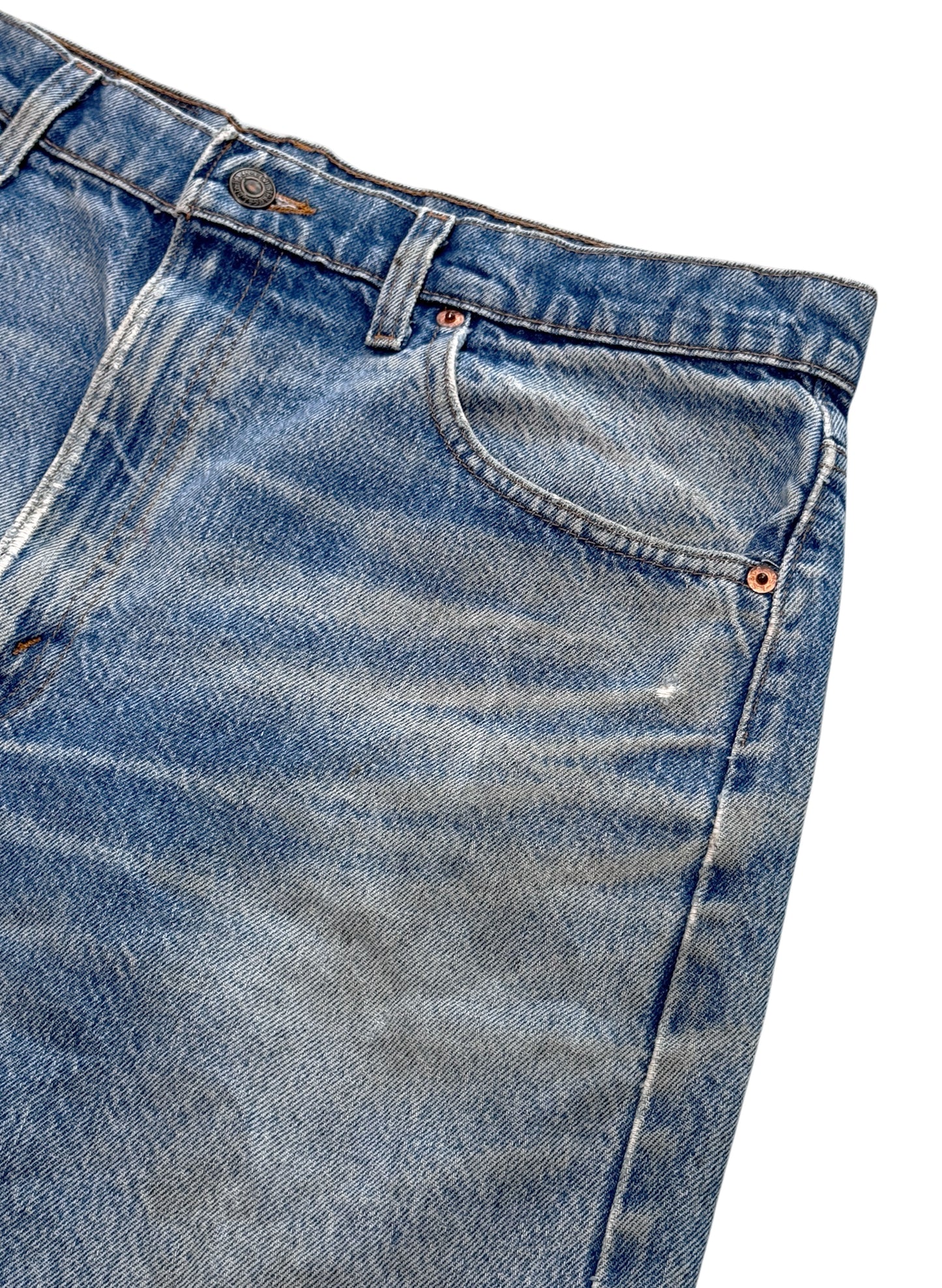 (SUP-649) 90s LEVI'S 505 "CUT OFF" SHORTS - MADE IN U.S.A.