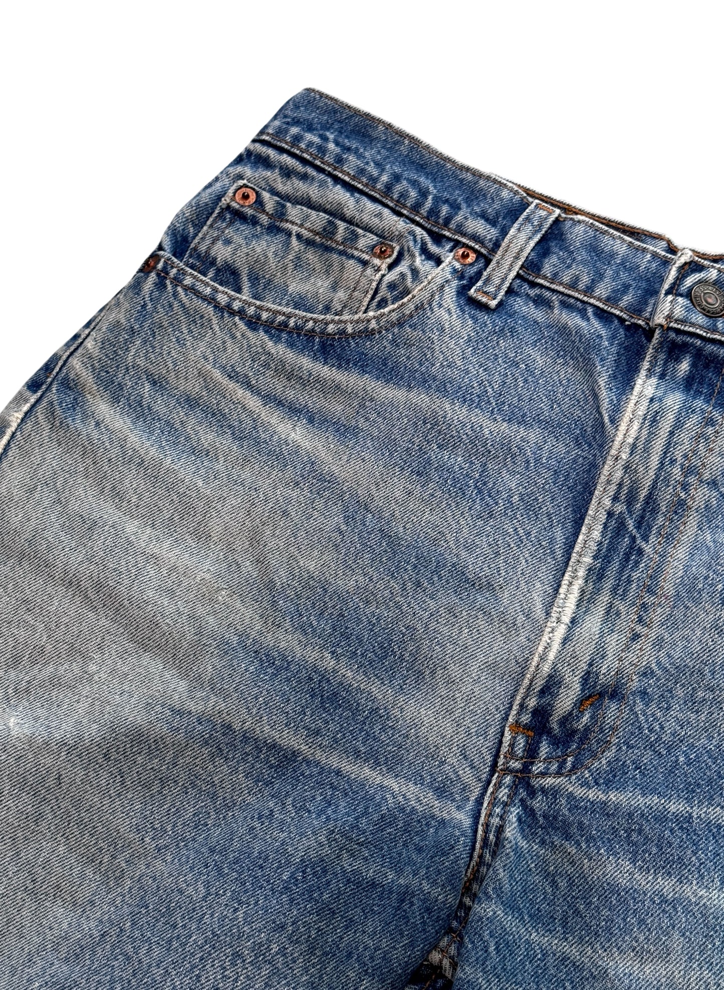 (SUP-649) 90s LEVI'S 505 "CUT OFF" SHORTS - MADE IN U.S.A.