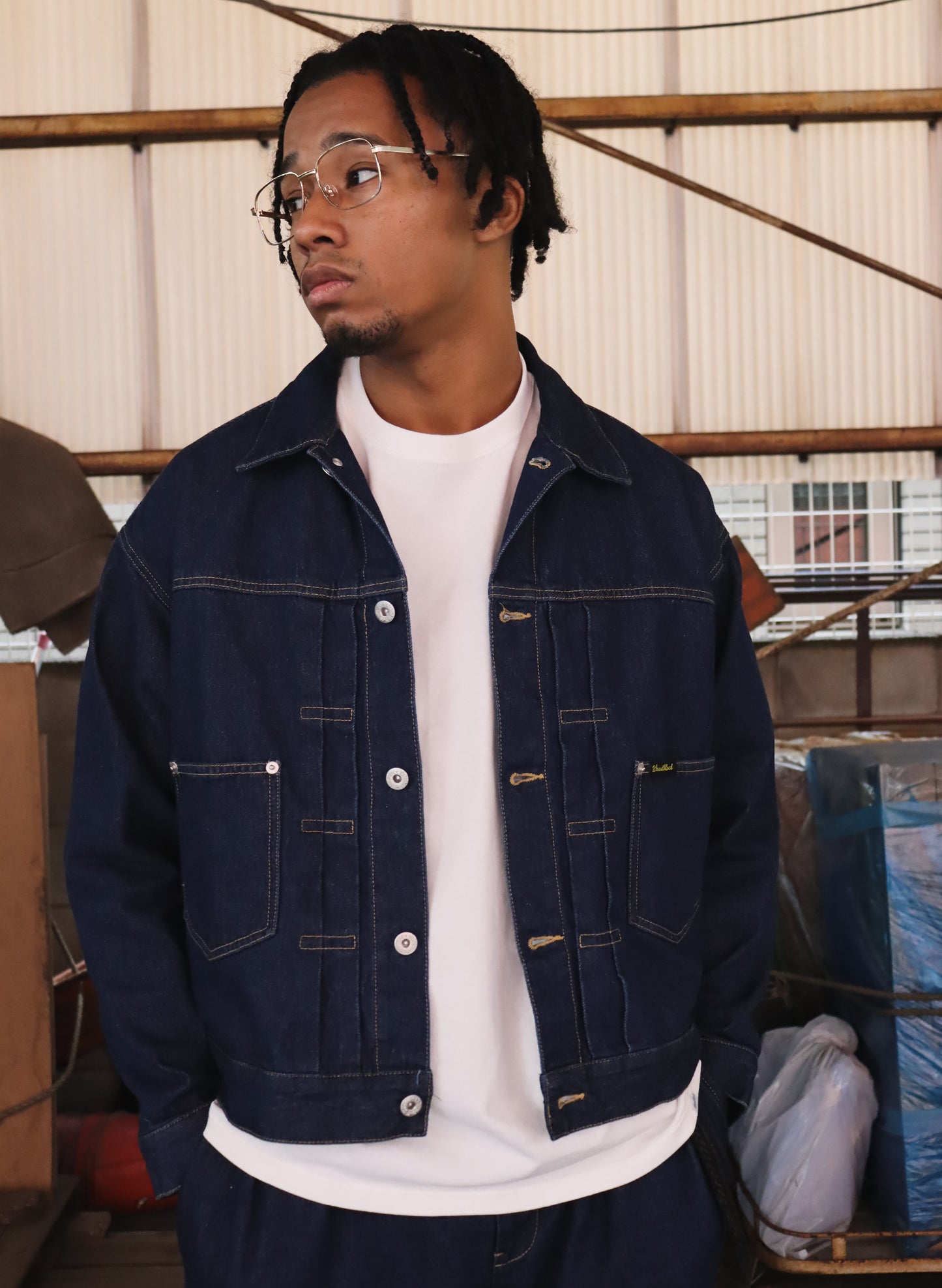 WOODBLOCK 2nd TYPE DENIM JACKET DARK INDIGO (WB-25AW-006)