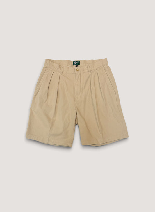 WOODBLOCK 2TUCK CHINO SHORT PANT KHAKI (WB-26SS-017)