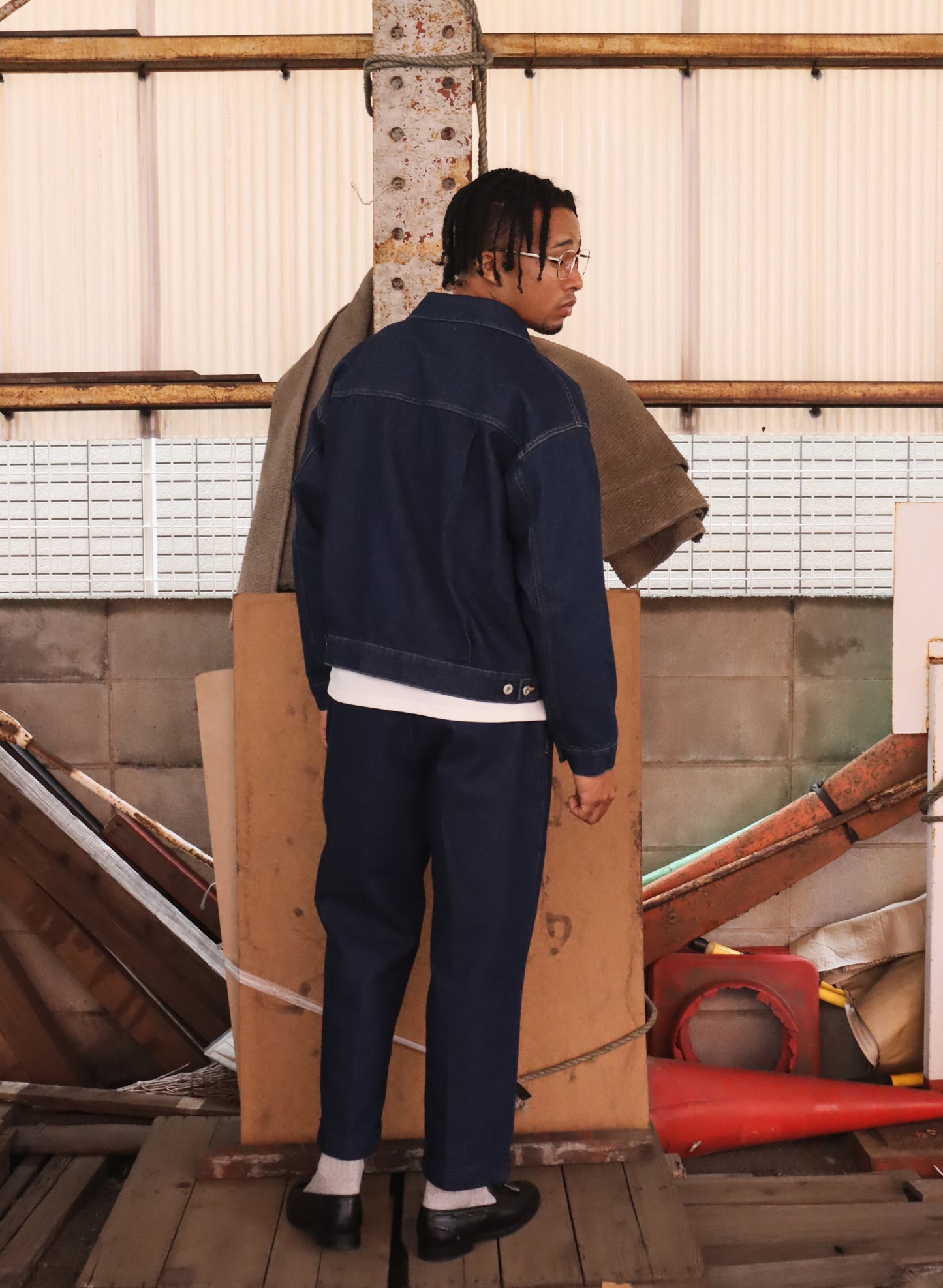 WOODBLOCK 2nd TYPE DENIM JACKET DARK INDIGO (WB-25AW-006)