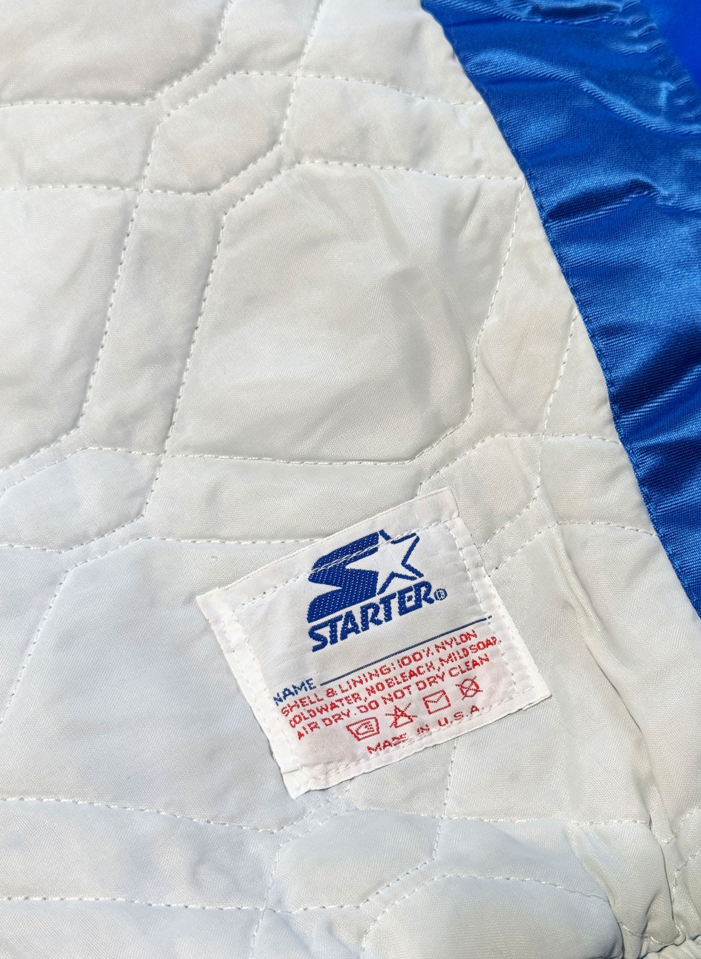 (SUP-535) STARTER NEW YORK METS NYLON STADIUM JACKET - MADE IN U.S.A.