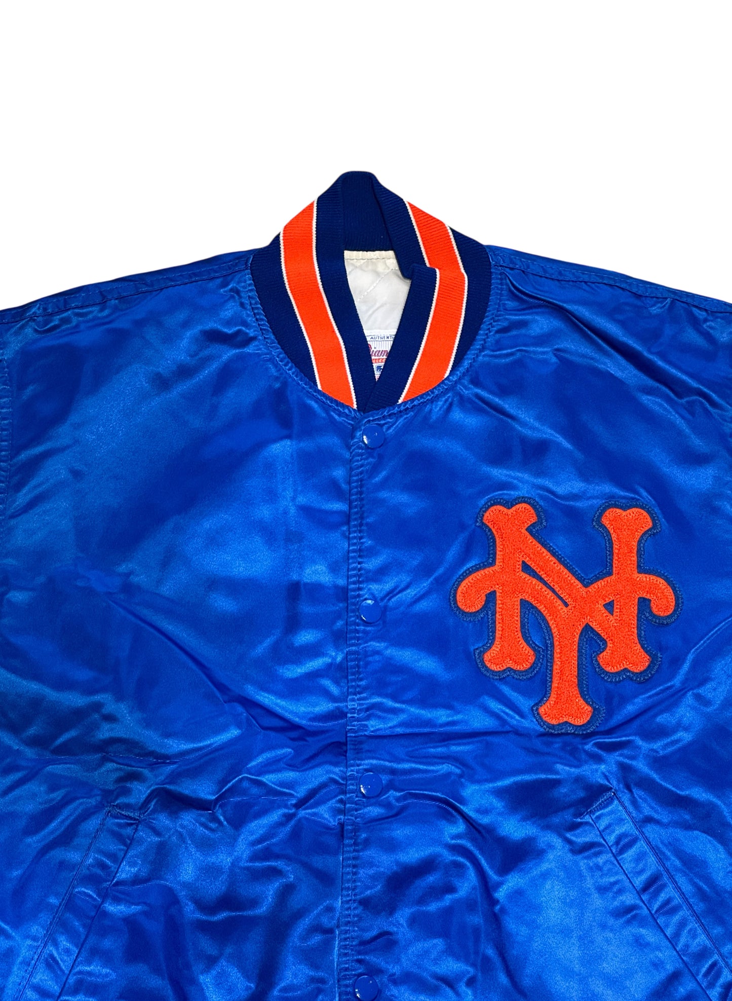 (SUP-535) STARTER NEW YORK METS NYLON STADIUM JACKET - MADE IN U.S.A.
