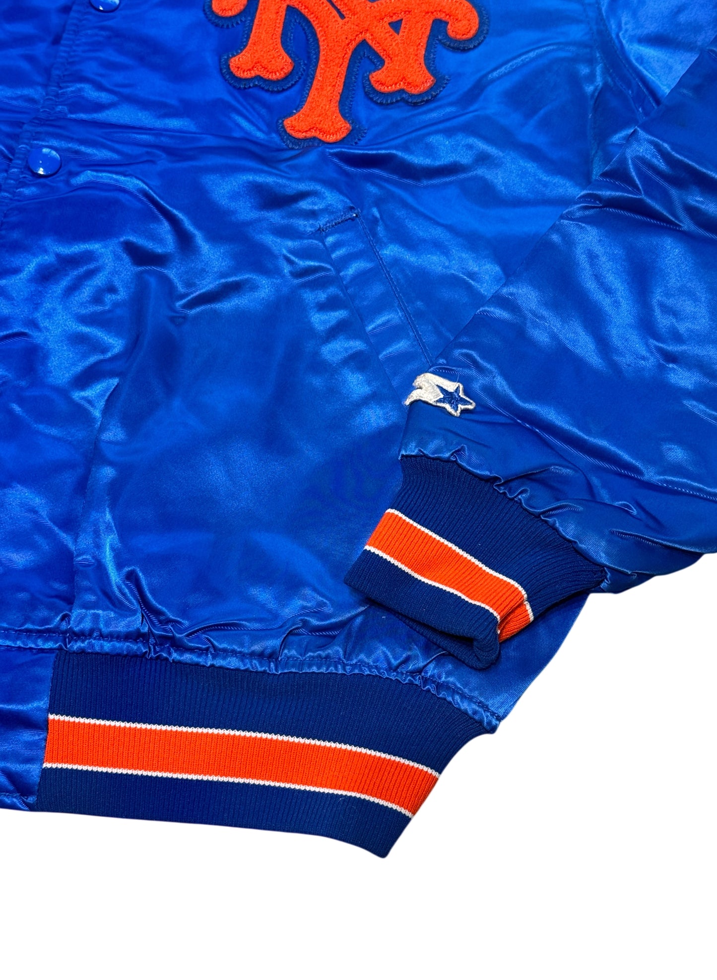 (SUP-535) STARTER NEW YORK METS NYLON STADIUM JACKET - MADE IN U.S.A.