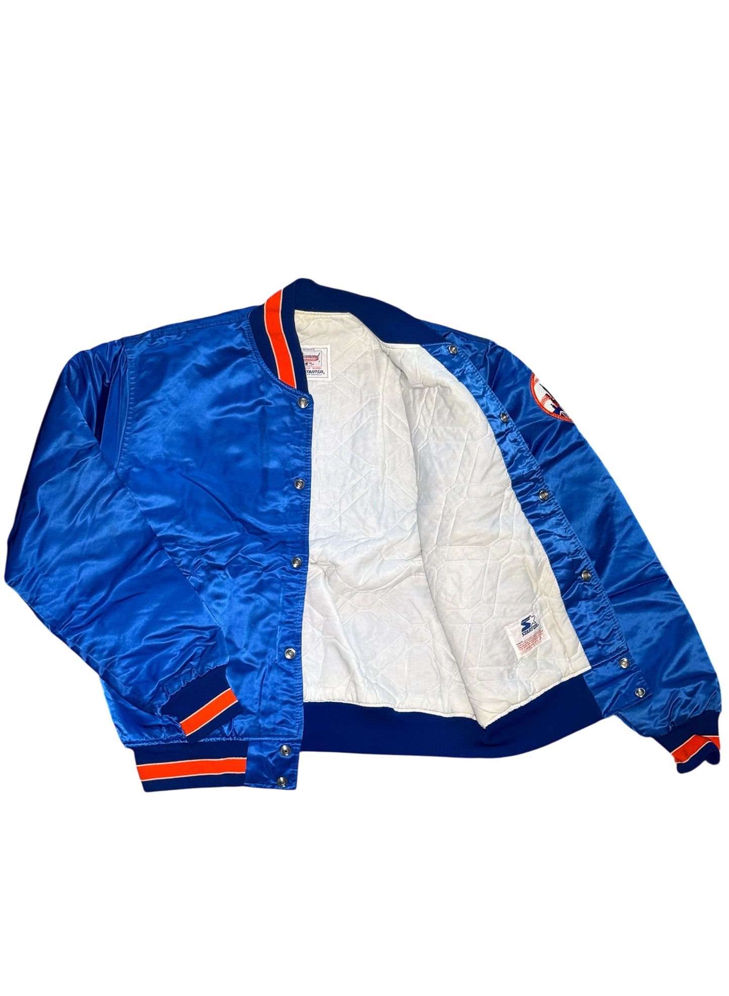 (SUP-535) STARTER NEW YORK METS NYLON STADIUM JACKET - MADE IN U.S.A.