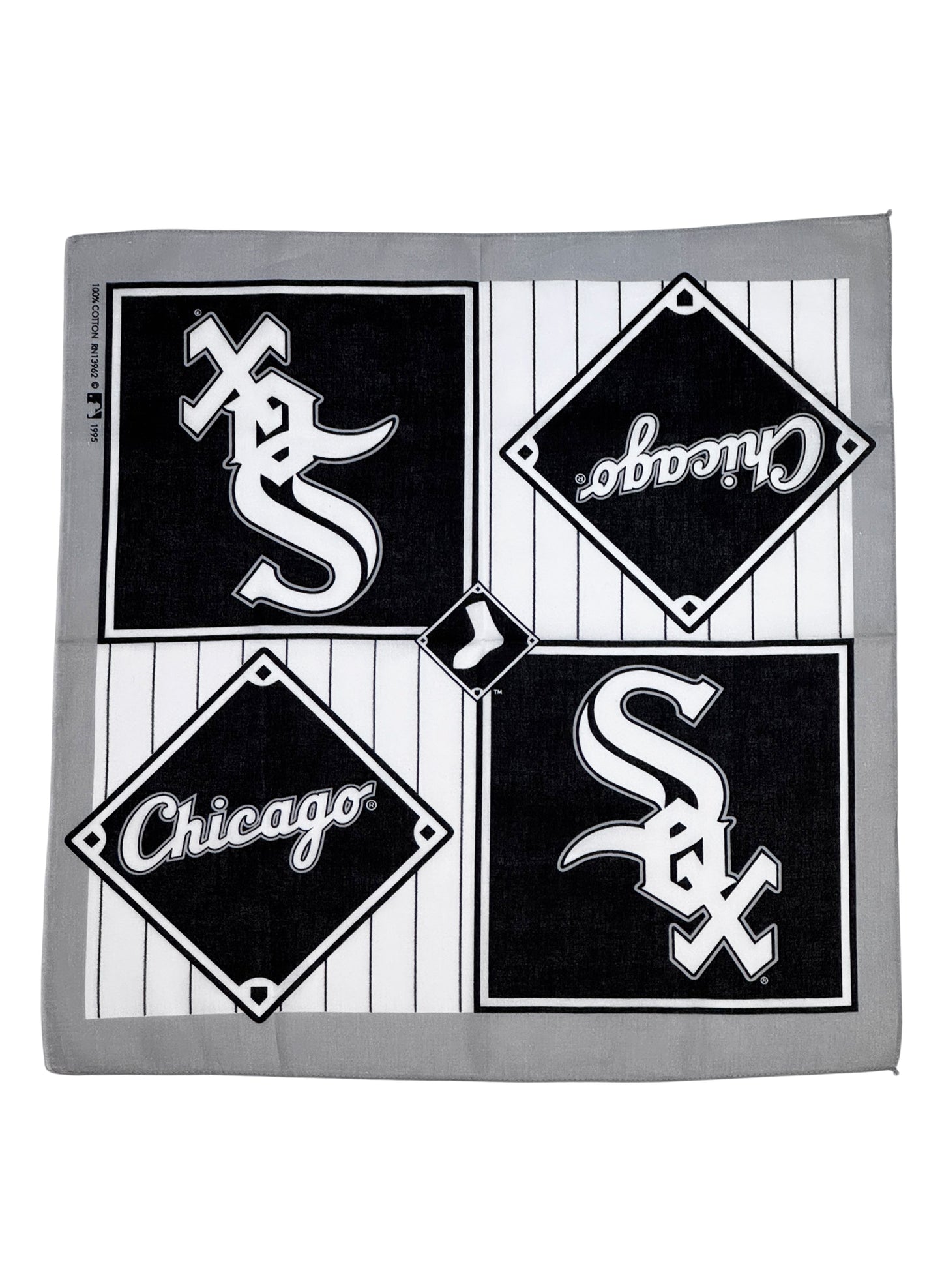 (SUP-751) DEADSTOCK 1995 MLB CHICAGO WHITE SOX BANDANA