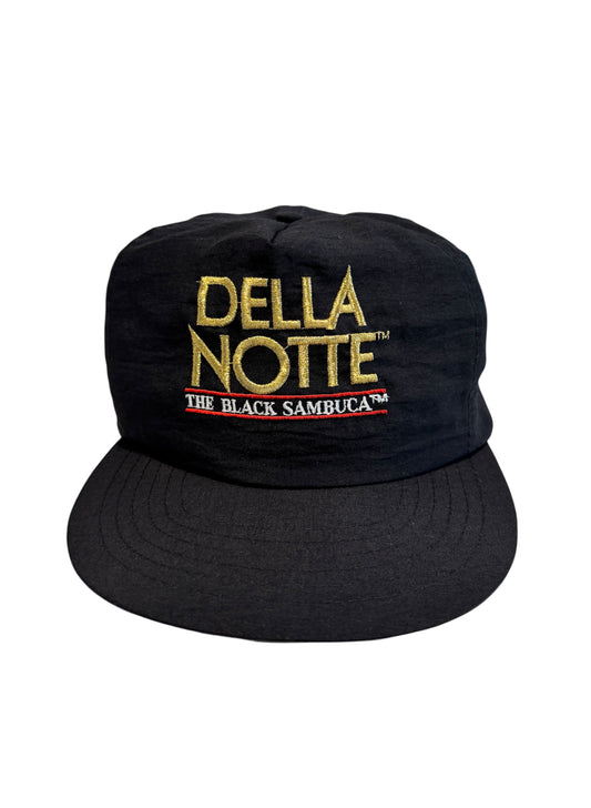 (SUP-332) DELLA NOTTE THE BLACK SAMBUCA NYLON SNAP BACK CAP - BLACK