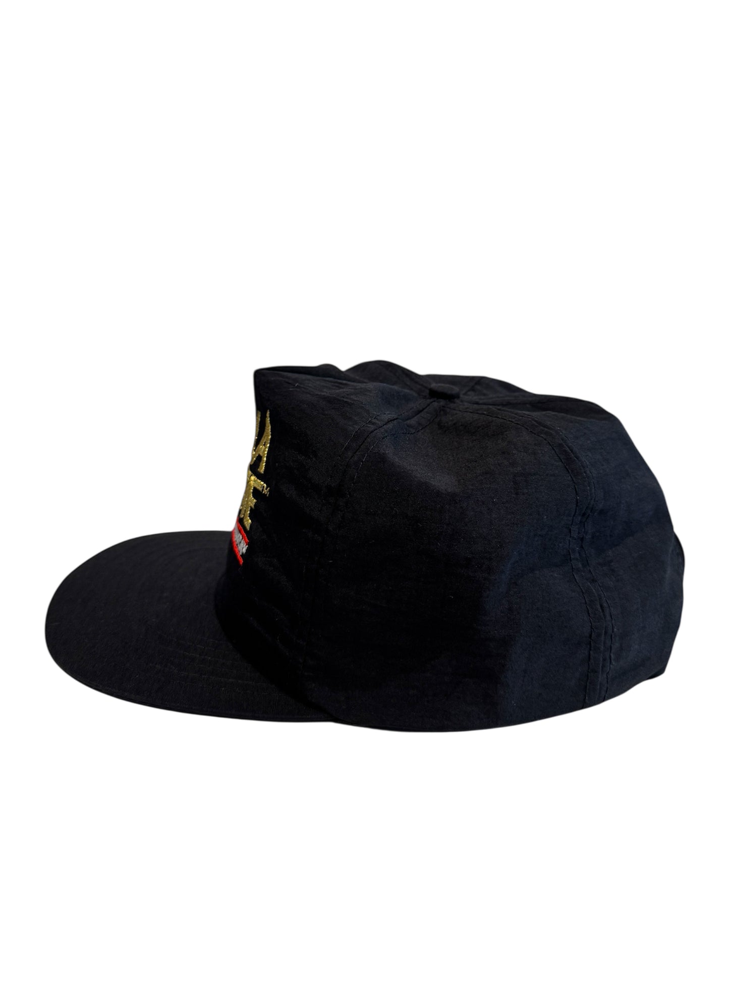 (SUP-332) DELLA NOTTE THE BLACK SAMBUCA NYLON SNAP BACK CAP - BLACK