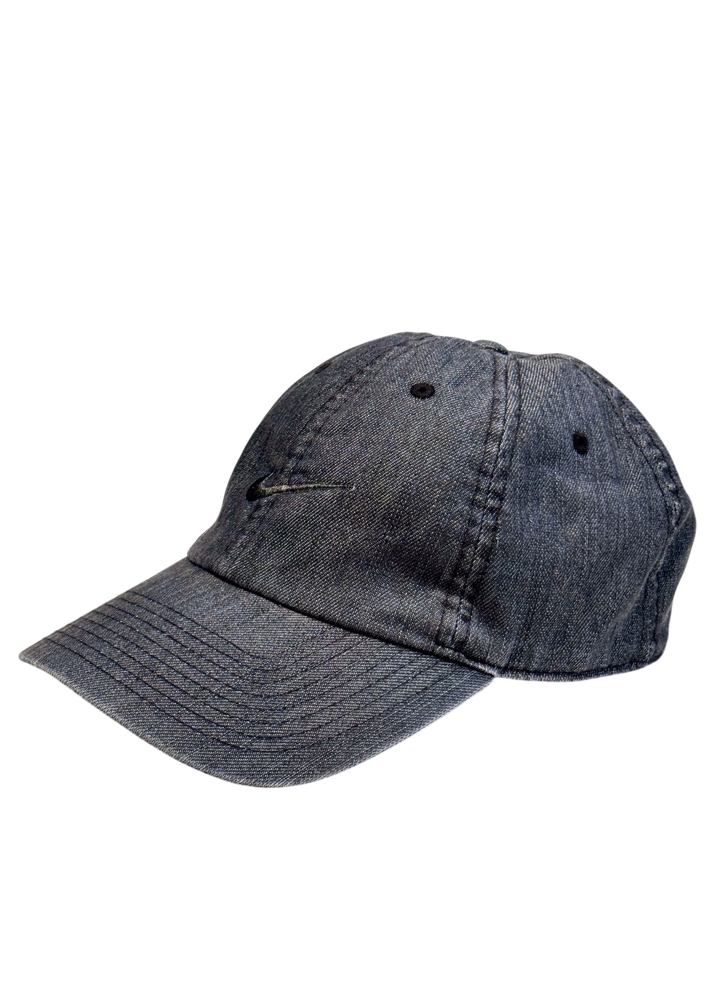 (SUP-781) NIKE BLACK DENIM CAP