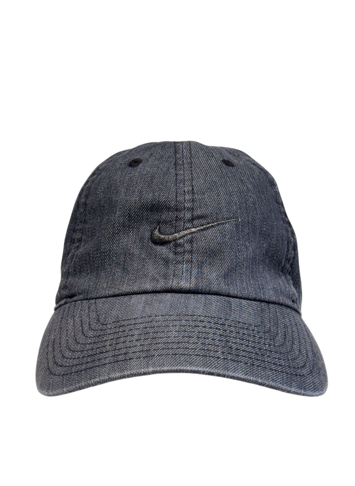 (SUP-781) NIKE BLACK DENIM CAP