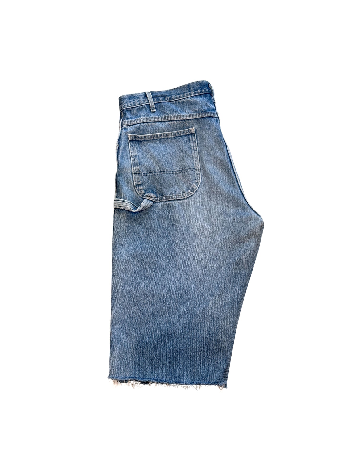 (SUP-396) DICKIES CARPENTER DENIM JORTS "CUT OFF"  (w40)