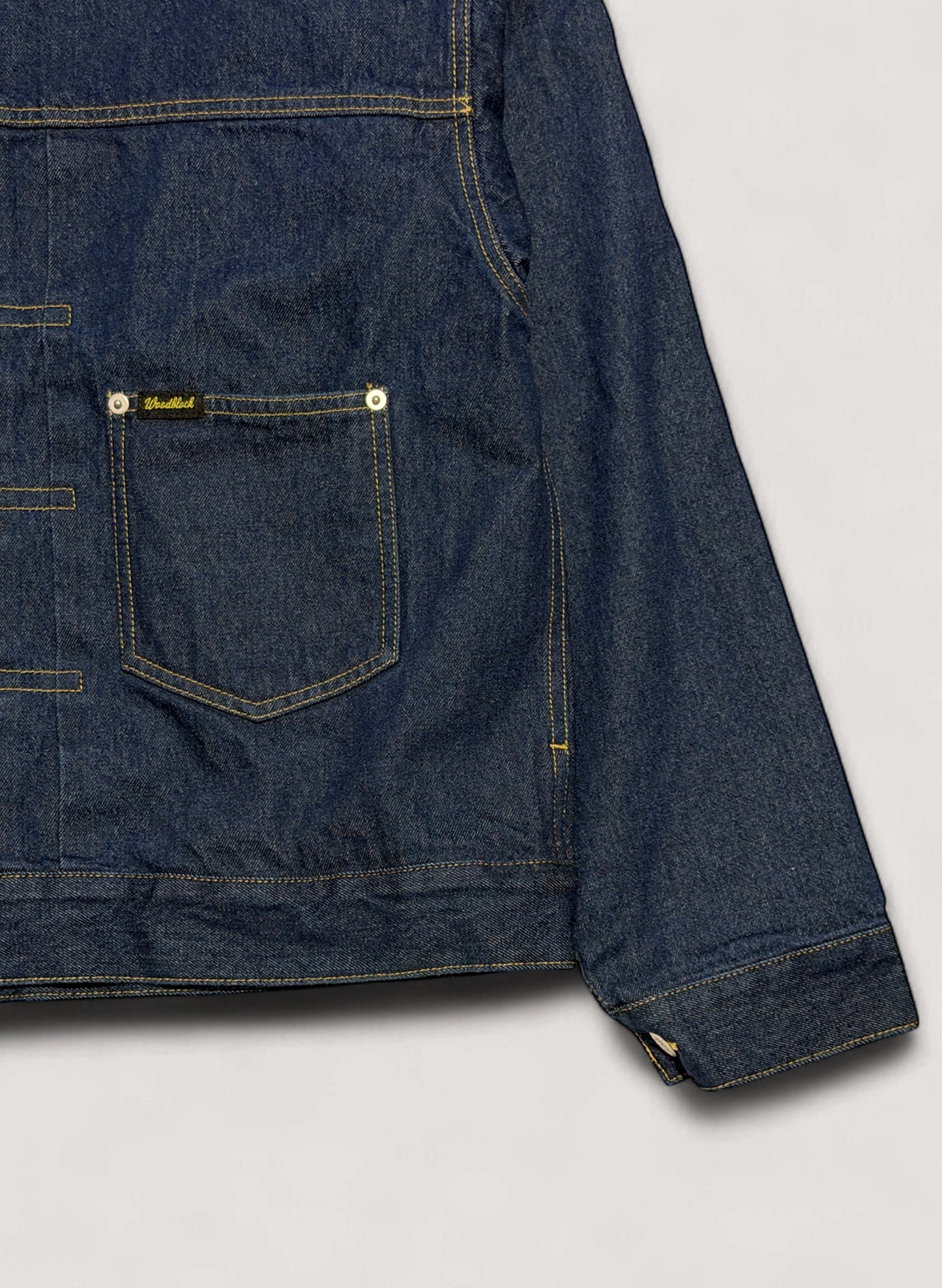 WOODBLOCK 2nd TYPE DENIM JACKET DARK INDIGO (WB-25AW-006)