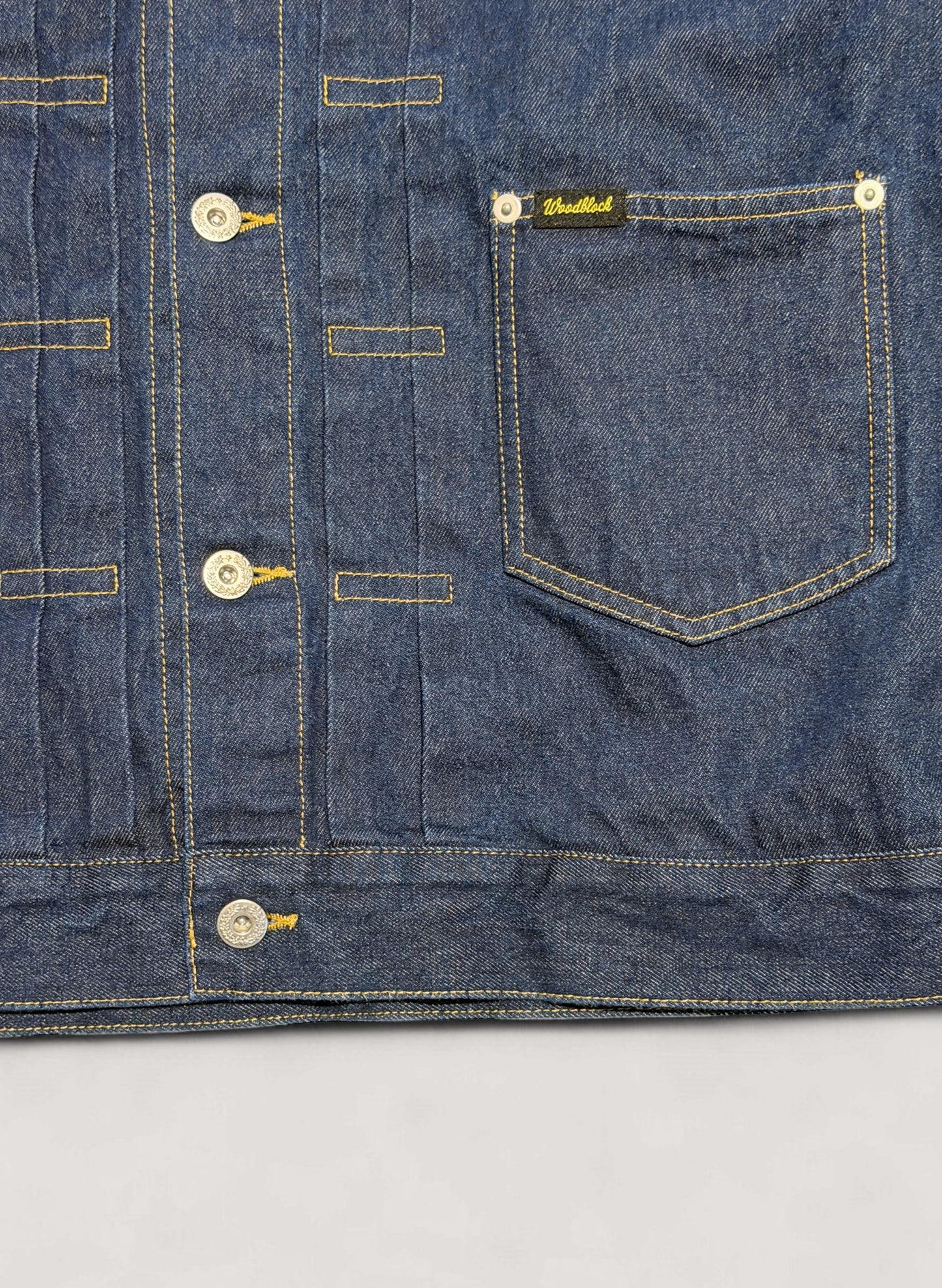 WOODBLOCK 2nd TYPE DENIM JACKET DARK INDIGO (WB-25AW-006)