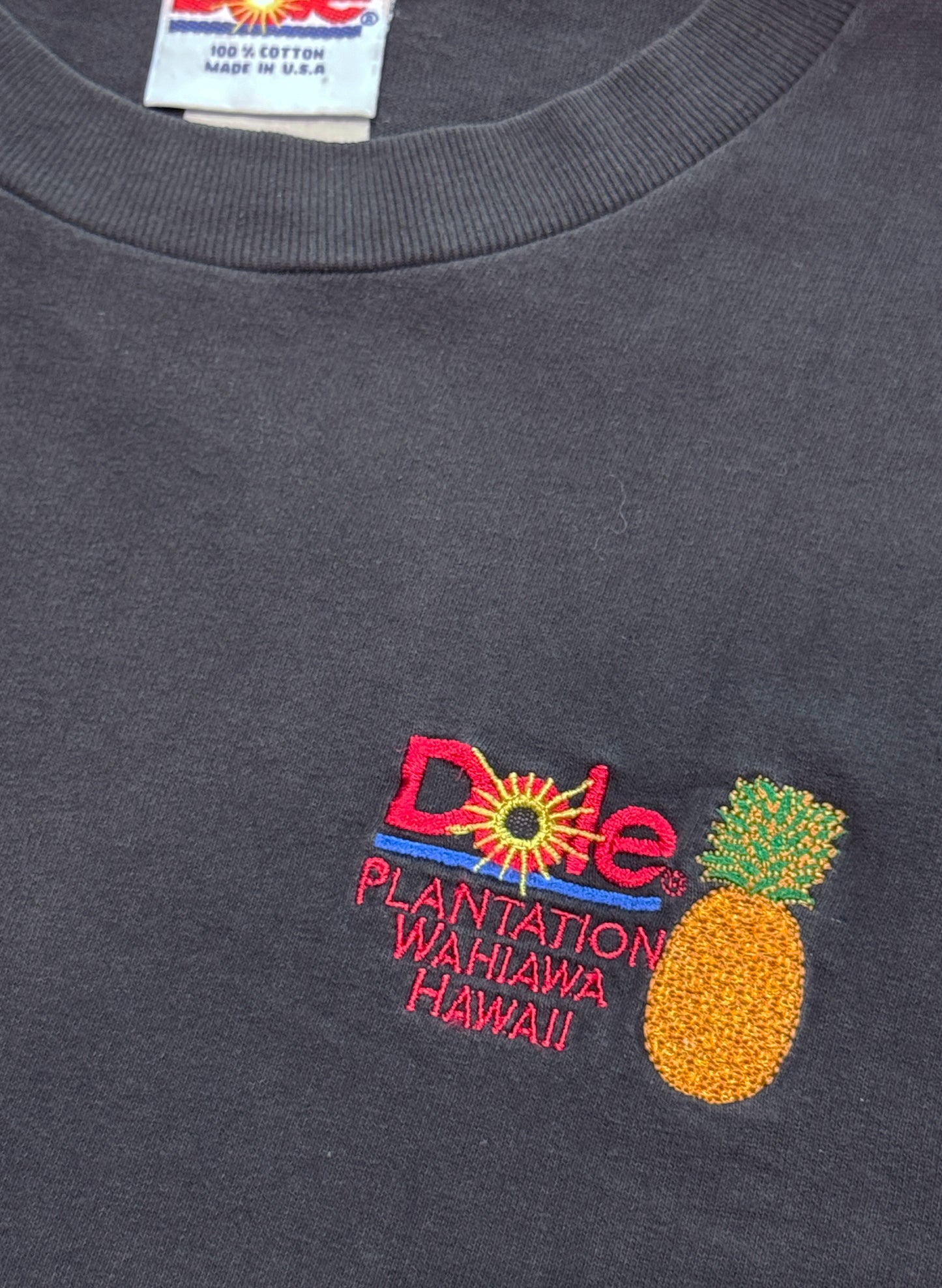 (SUP-621) Dole PLANTATION WAHIAWA HAWAII S/S TEE - MADE IN U.S.A.