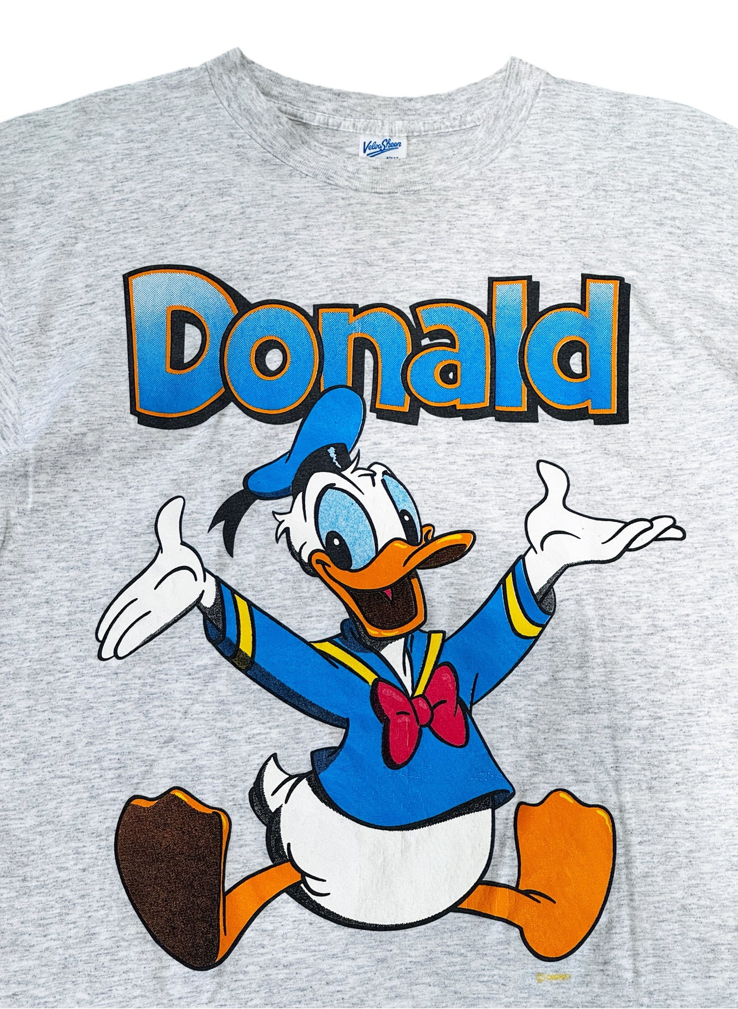 (SUP-614) 90s DONALD DUCK S/S TEE - MADE IN U.S.A.