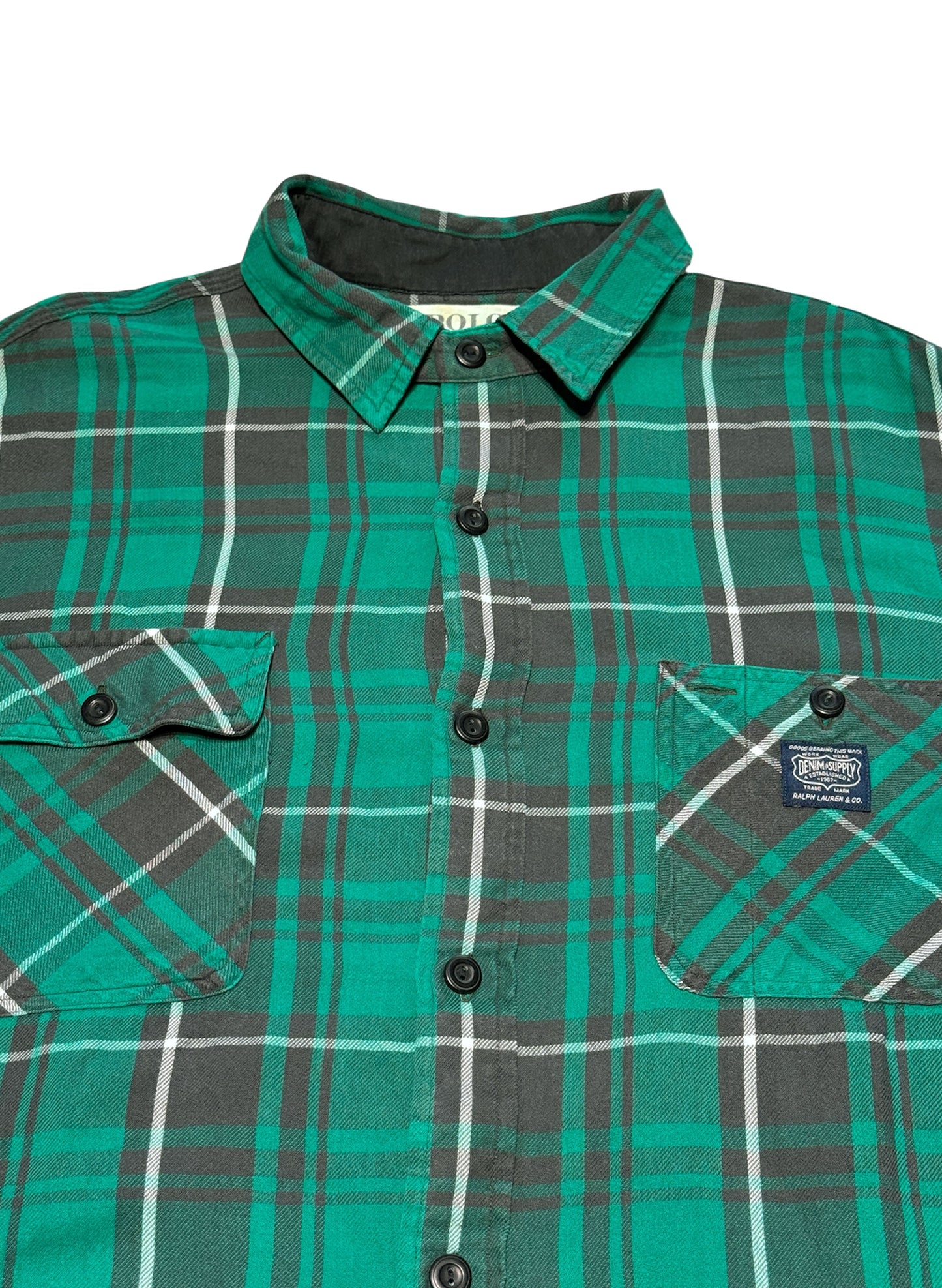 (SUP-435) DENIM&SUPPLY RALPH LAUREN FLANNEL SHIRT - XL