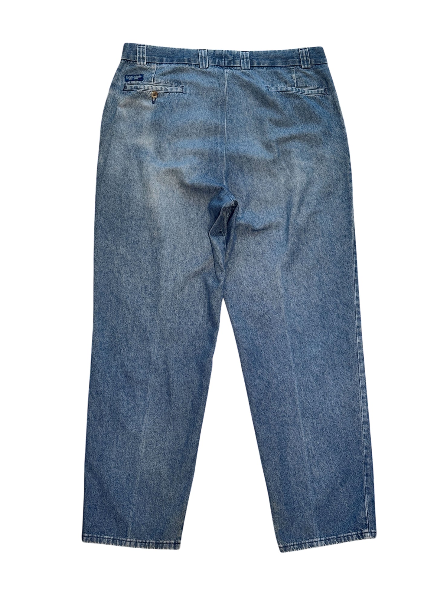 (SUP-464) DUCK HEAD 2TUCK DENIM TROUSERS