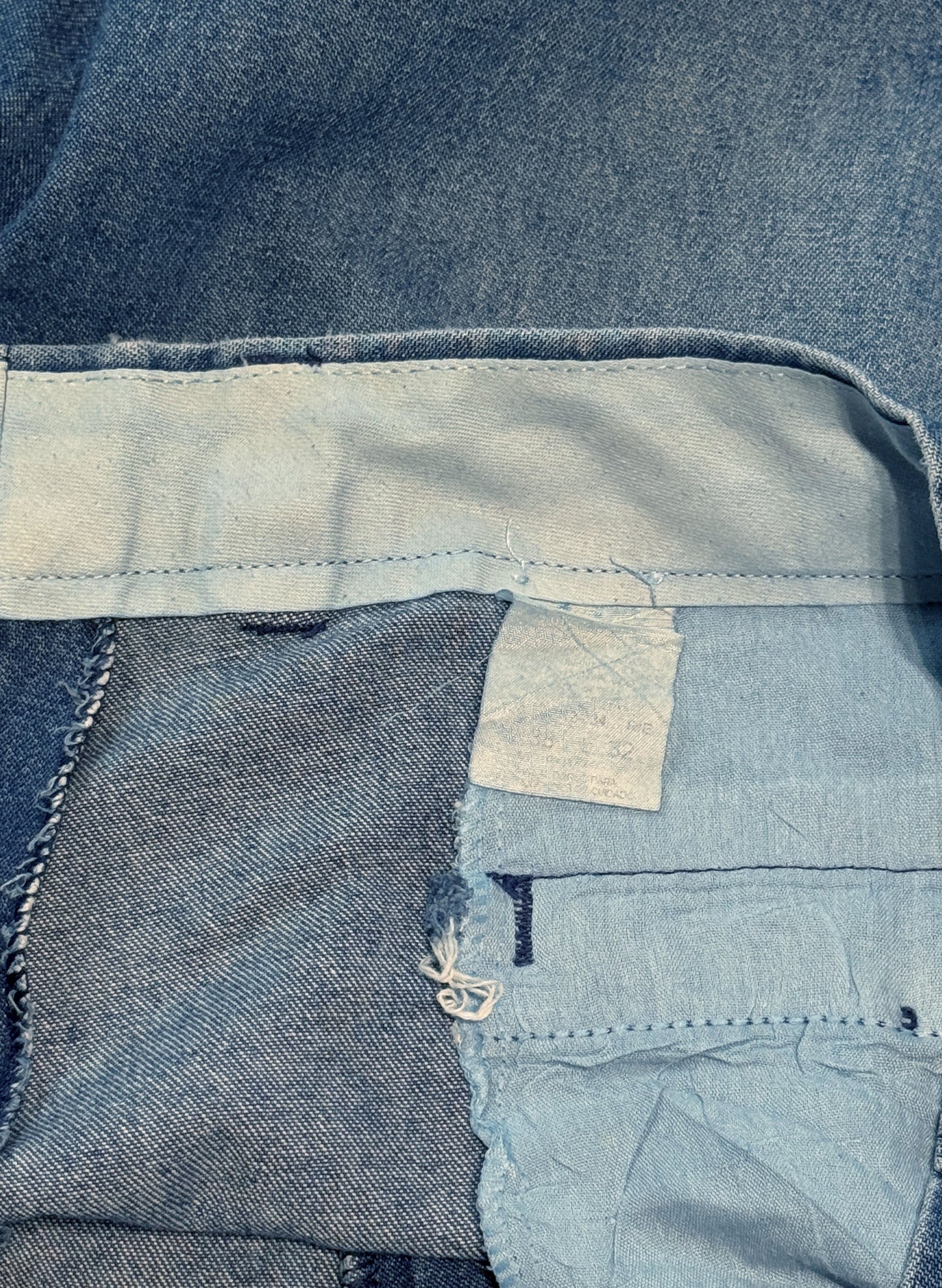 (SUP-464) DUCK HEAD 2TUCK DENIM TROUSERS