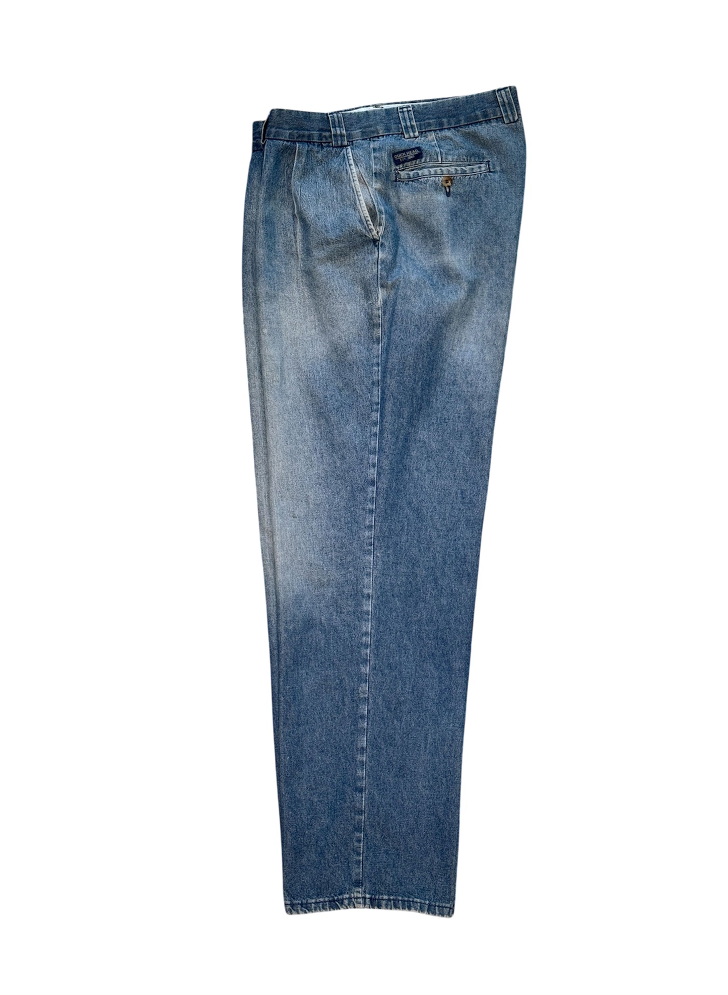 (SUP-464) DUCK HEAD 2TUCK DENIM TROUSERS