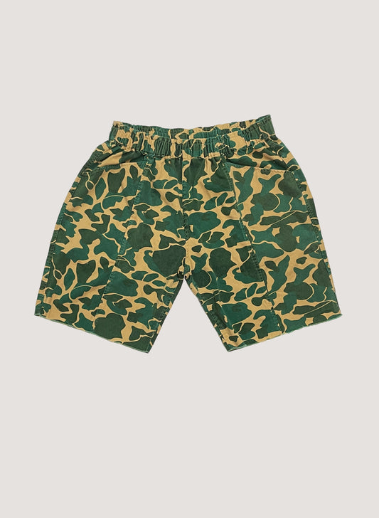 (WB-24SS-066) WOODBLOCK CUT-OFF EASY SHORTS