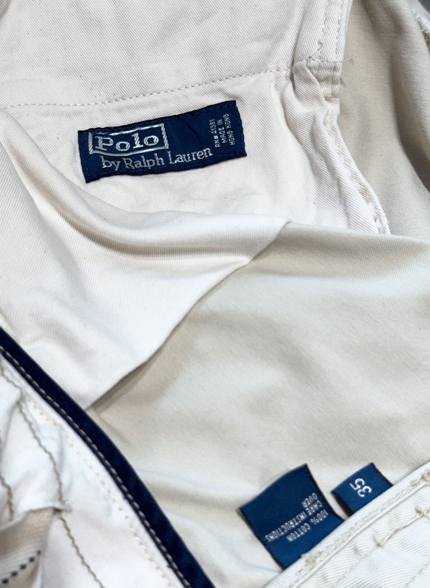 (SUP-665) Polo Ralph Lauren CHINO SHORTS - ECRU