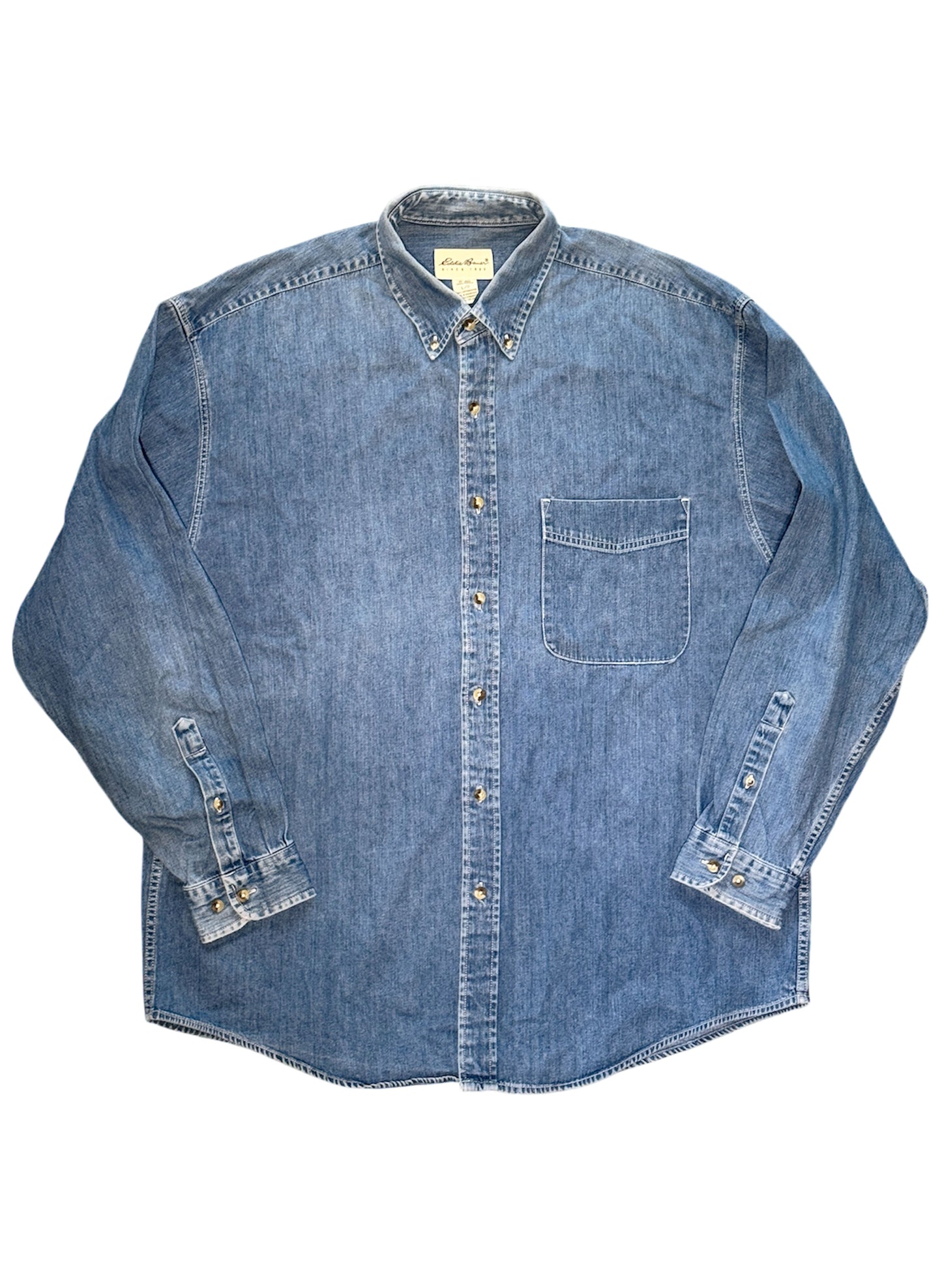 (SUP-460) Eddie Bauer DENIM SHIRT "WHITE TAG"