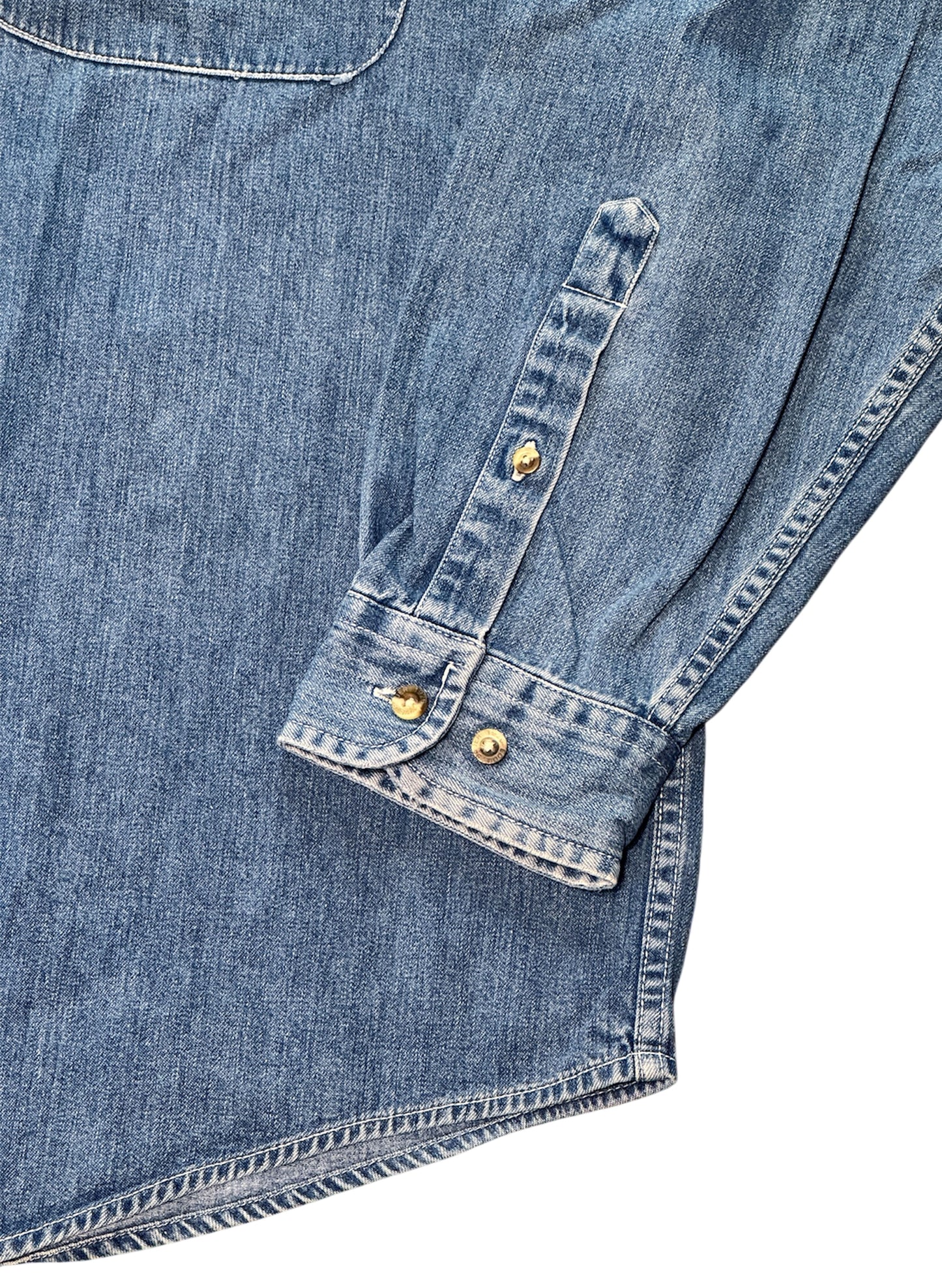 (SUP-460) Eddie Bauer DENIM SHIRT "WHITE TAG"