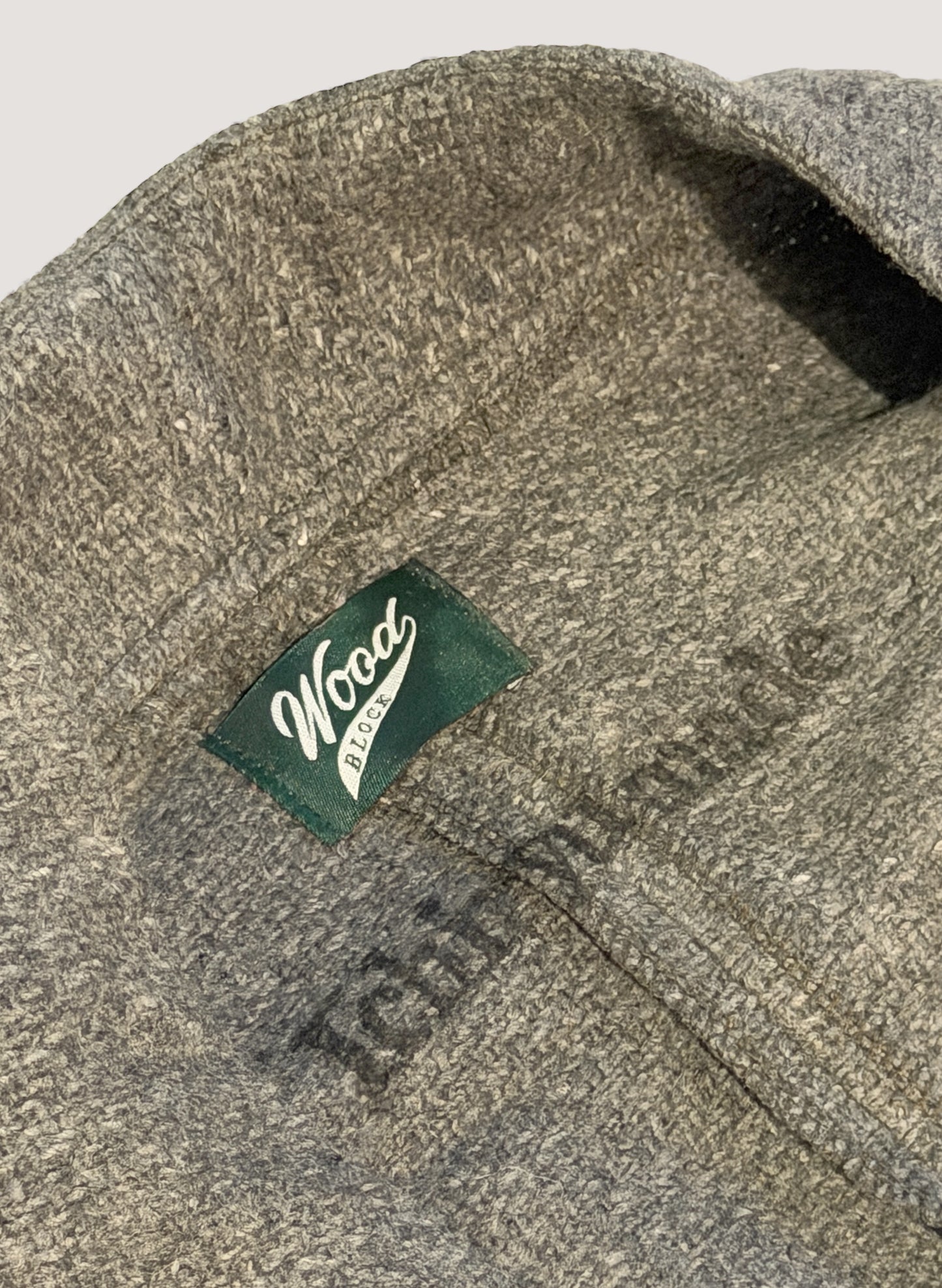 WOODBLOCK x Ichiryu made CUSTOMIZED WOOL BLANKET GOWN COAT  (WB-25AW-011)